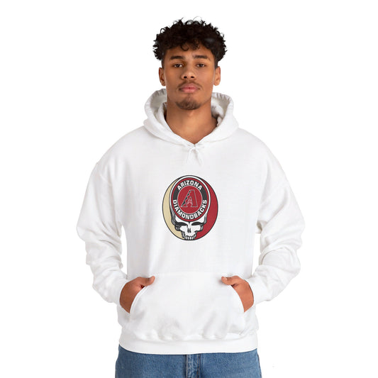 Arizona Diamondbacks Grateful Dead Unisex Heavy Blend Hoodie - Hooded Sweatshirt