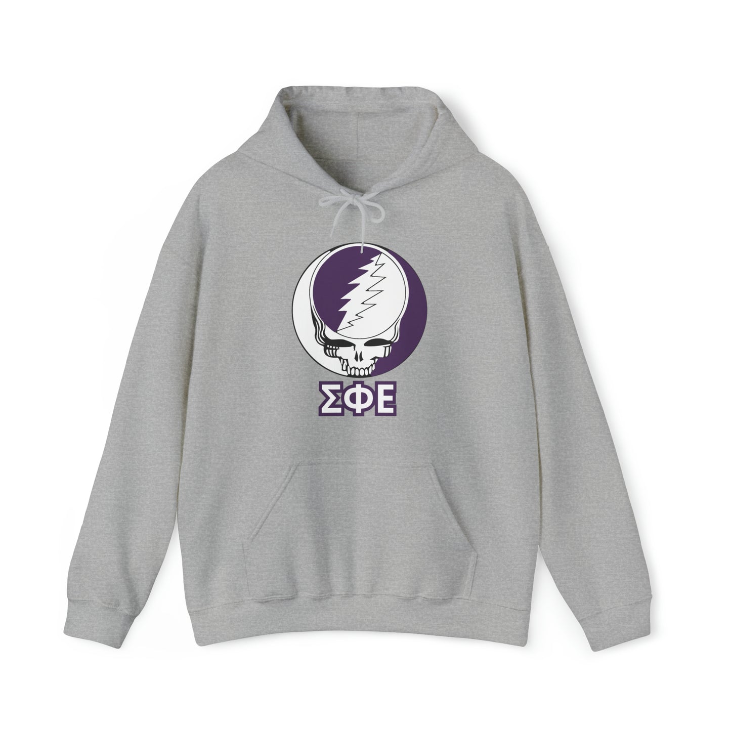 Personalized Sigma Phi Epsilon Grateful Dead Unisex Heavy Blend Hoodie - Hooded Sweatshirt - Add