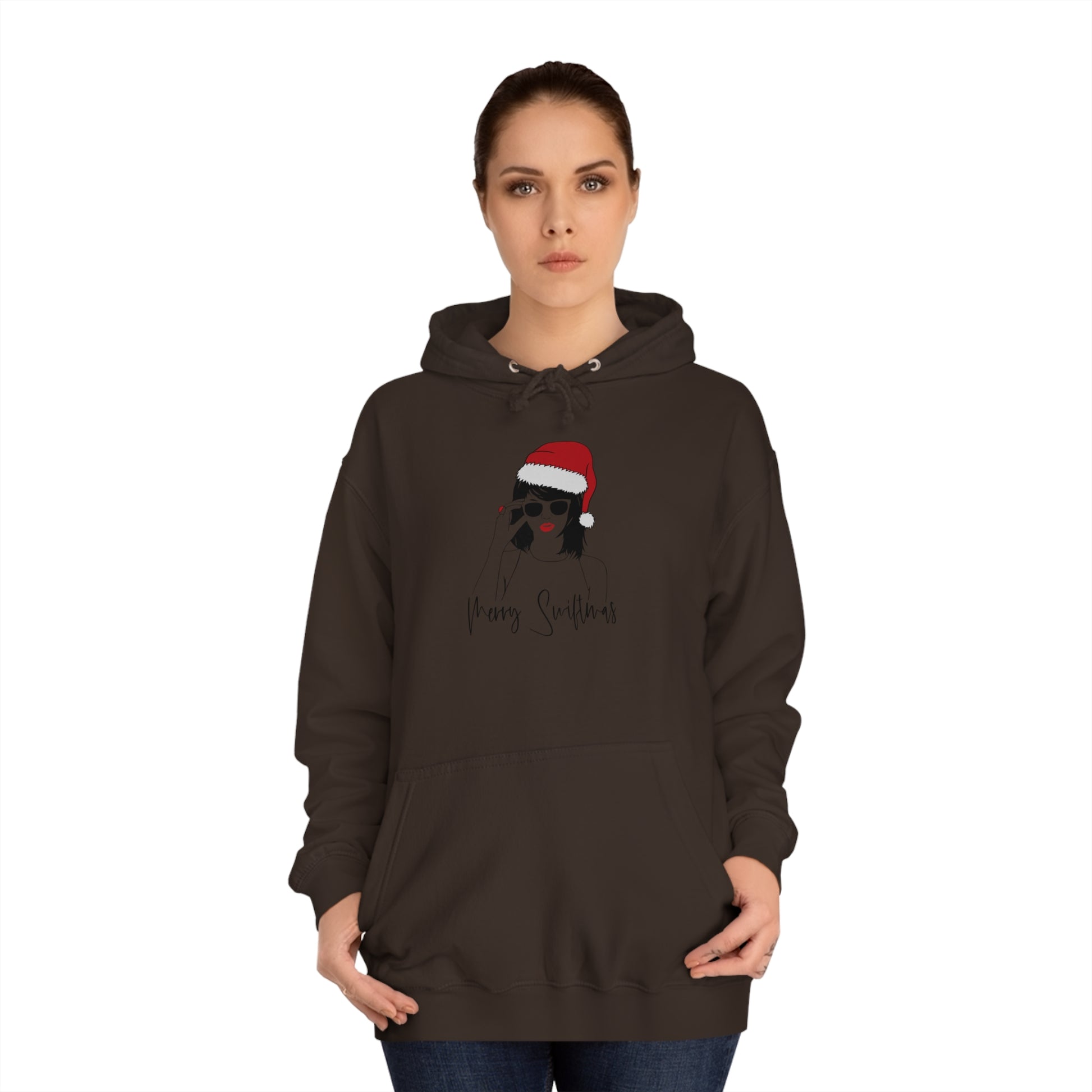Taylor Swift Santa Merry Christmas Hoodie -