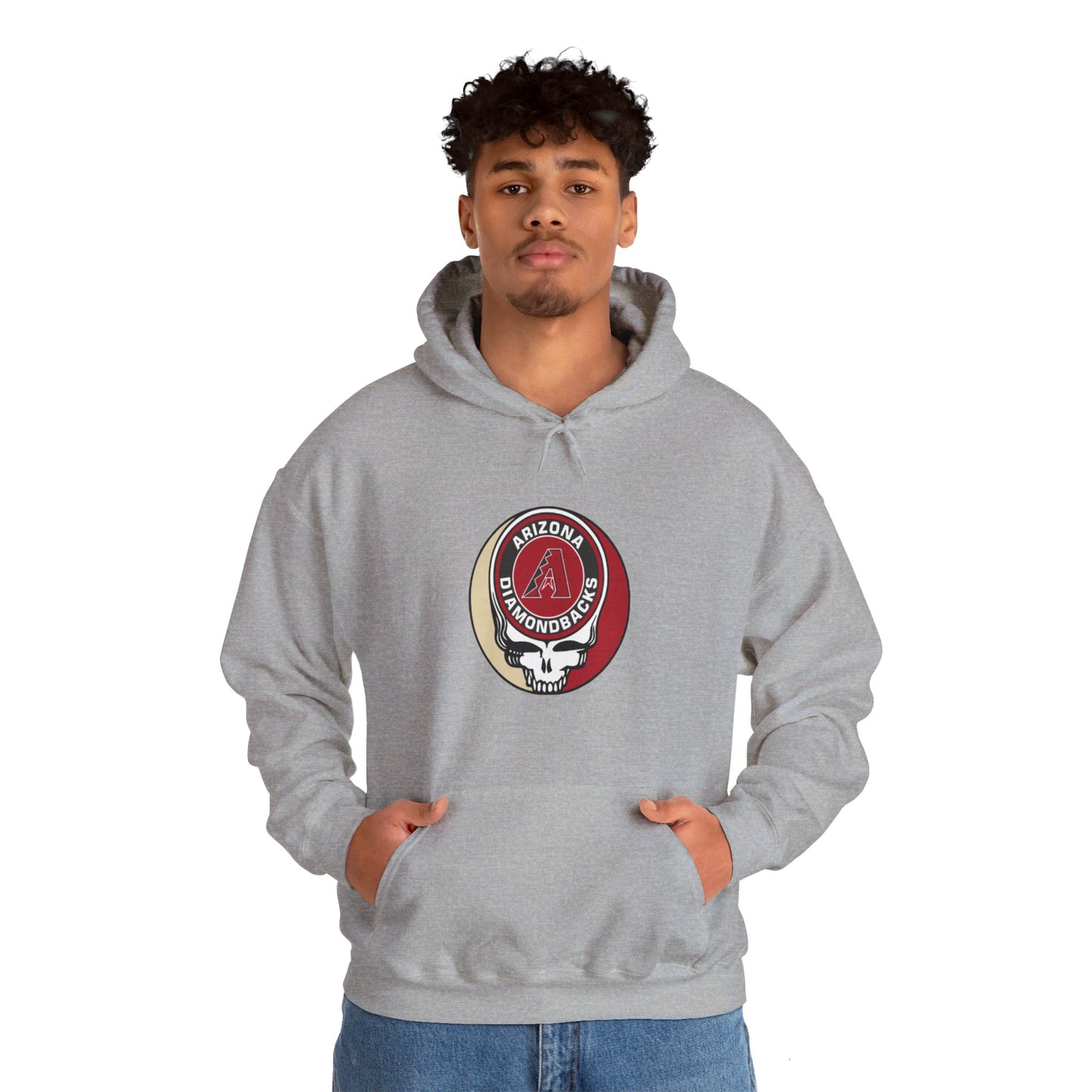 Arizona Diamondbacks Grateful Dead Unisex Heavy Blend Hoodie - Hooded Sweatshirt