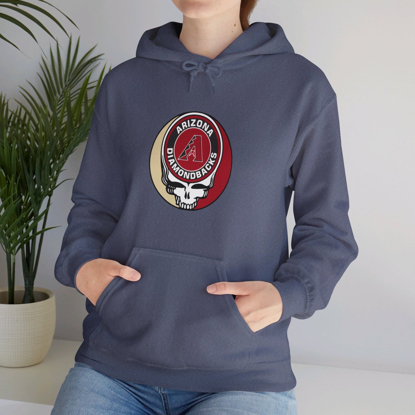 Arizona Diamondbacks Grateful Dead Unisex Heavy Blend Hoodie - Hooded Sweatshirt