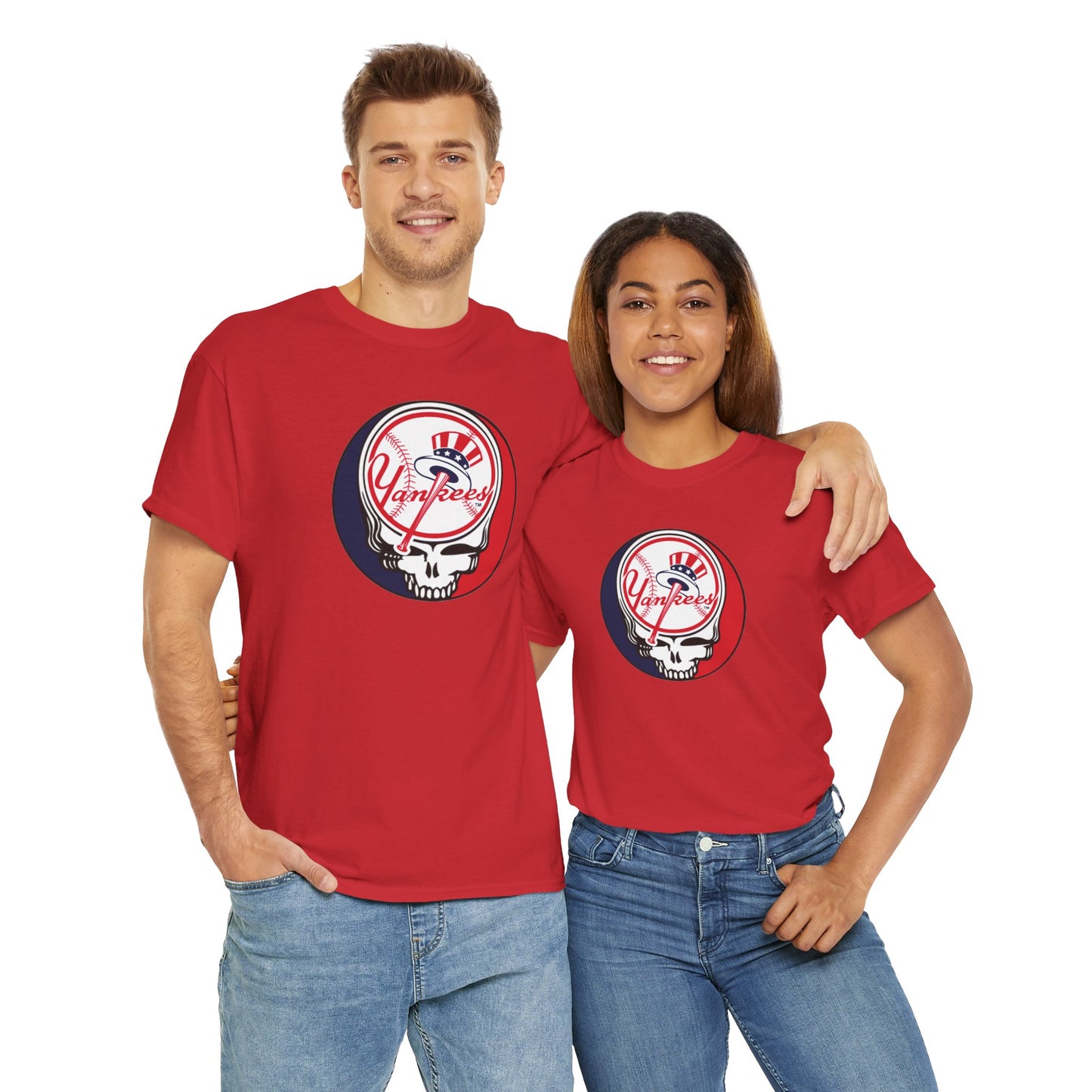 New York Yankees Grateful Dead Steal Your Face T-Shirt - MLB