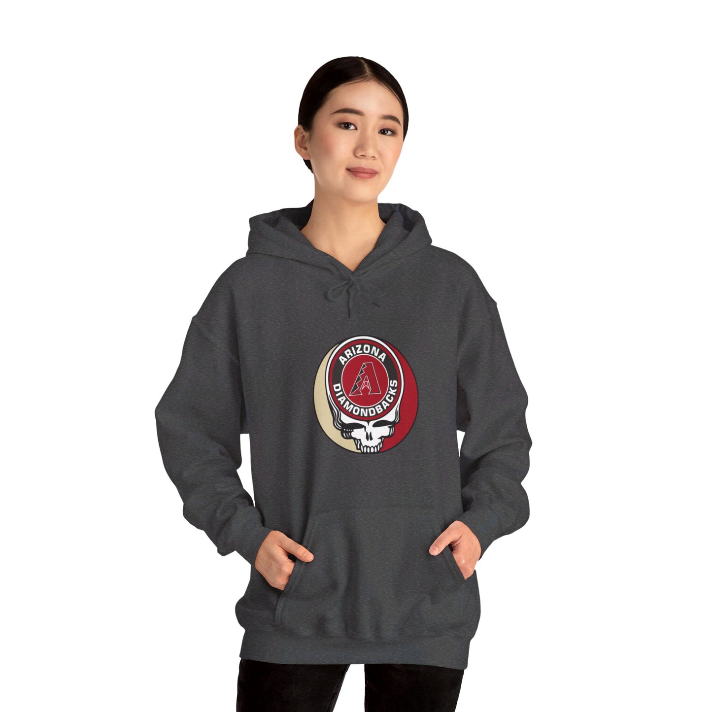 Arizona Diamondbacks Grateful Dead Unisex Heavy Blend Hoodie - Hooded Sweatshirt