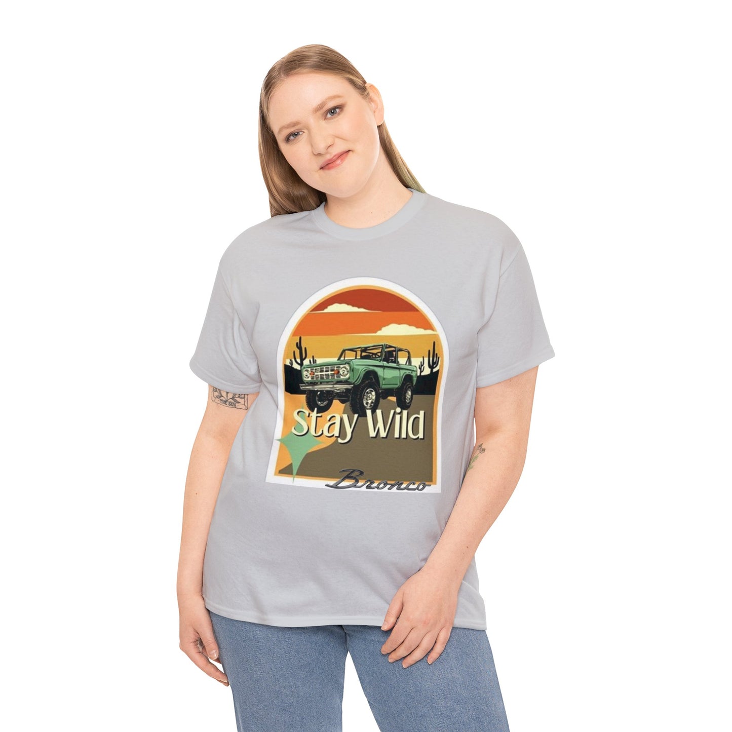 Ford Bronco Art TShirt - Ethical, Sustainable,