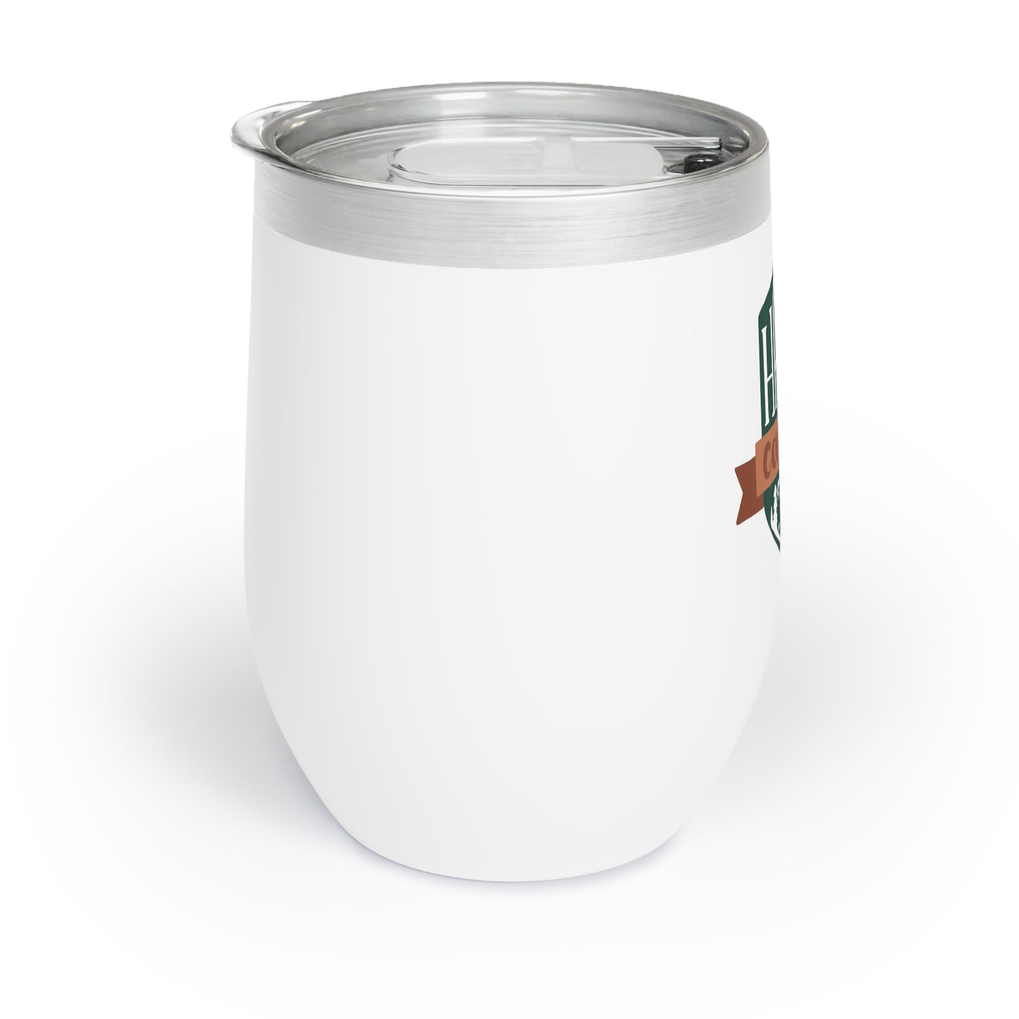 12oz Wine Tumbler - Happy Camper - Vacuum-Insulated Hot/Cold