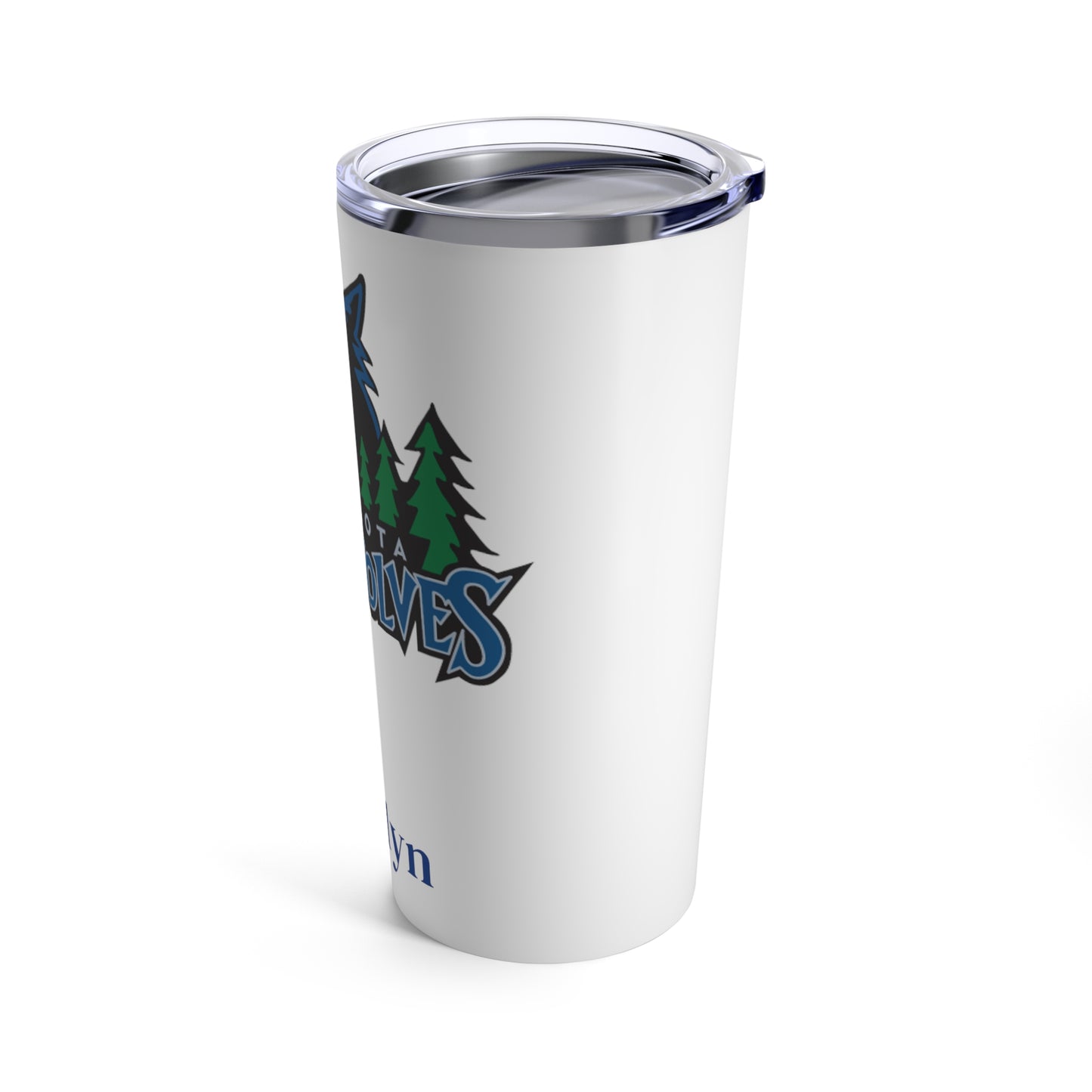 Personalized Minnesota Timberwolves 20oz Travel Mug Tumbler
