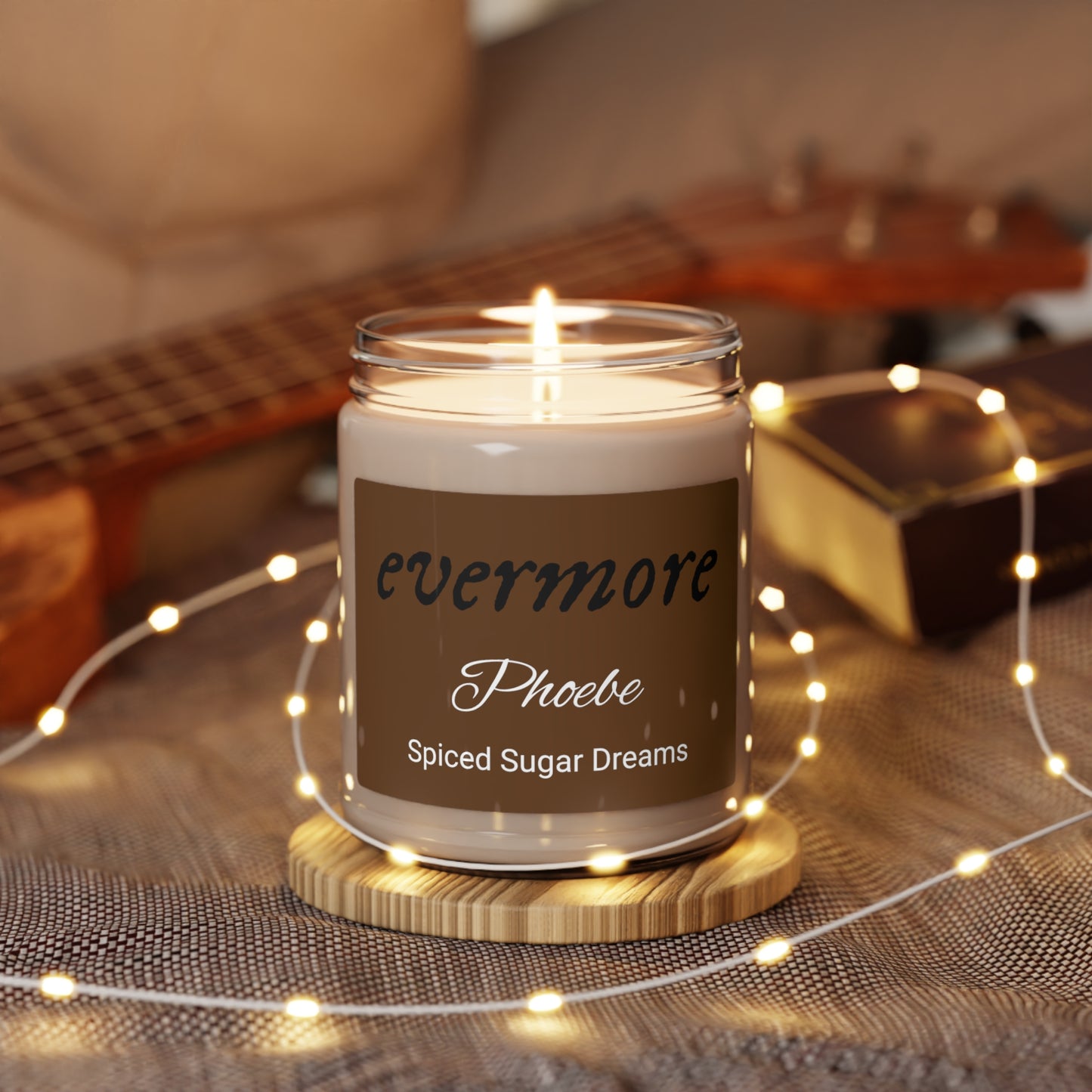 Personalized Evermore Candle - Taylor Swift Scented Soy Candle, 9oz