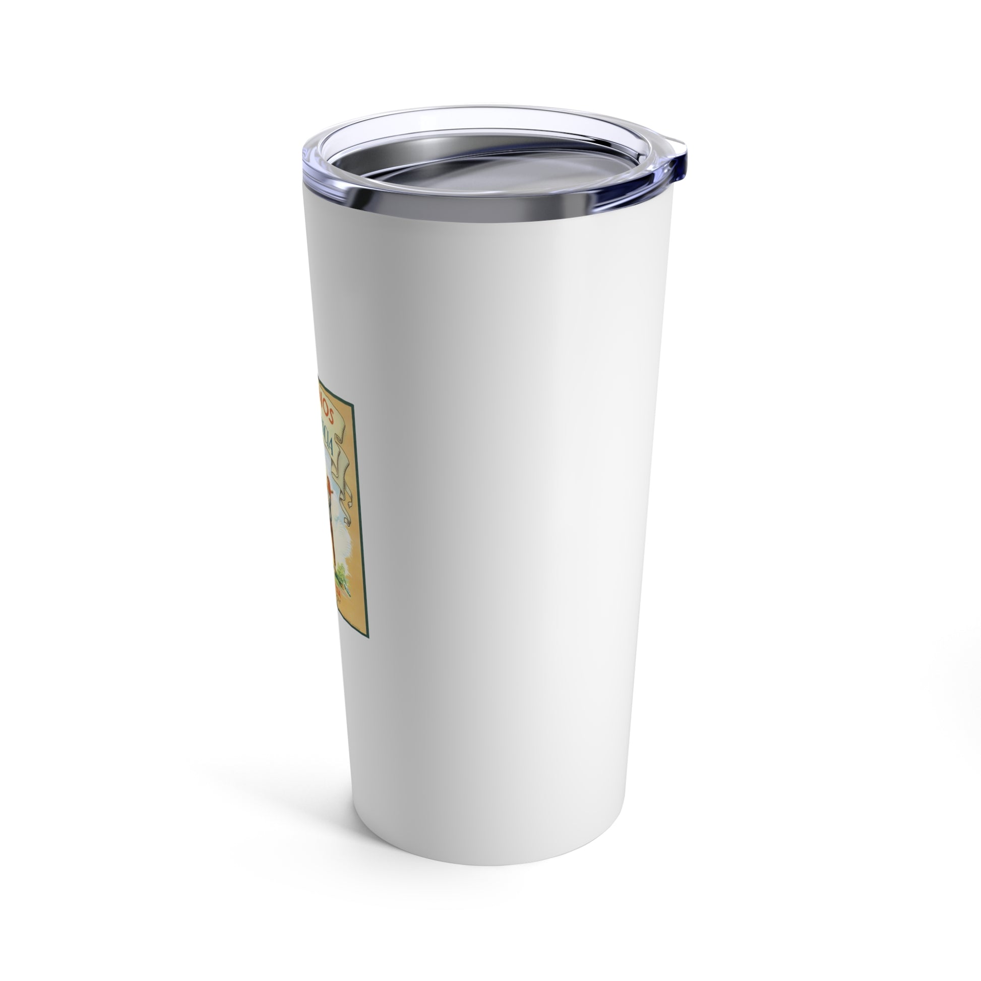 20oz Wine Tumbler - Vinos Fino Dulces Valencia Vintage Wine Art + Vacuum-Insulated + Retro
