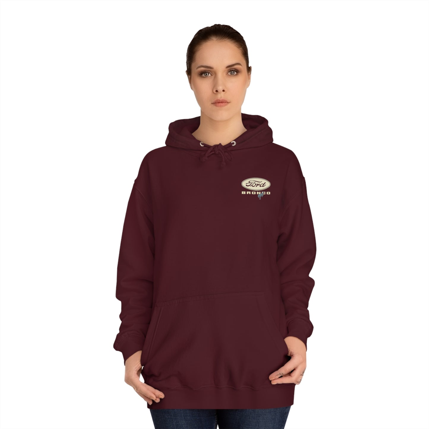 Ford Bronco Unisex College Hoodie - Classic Vintage