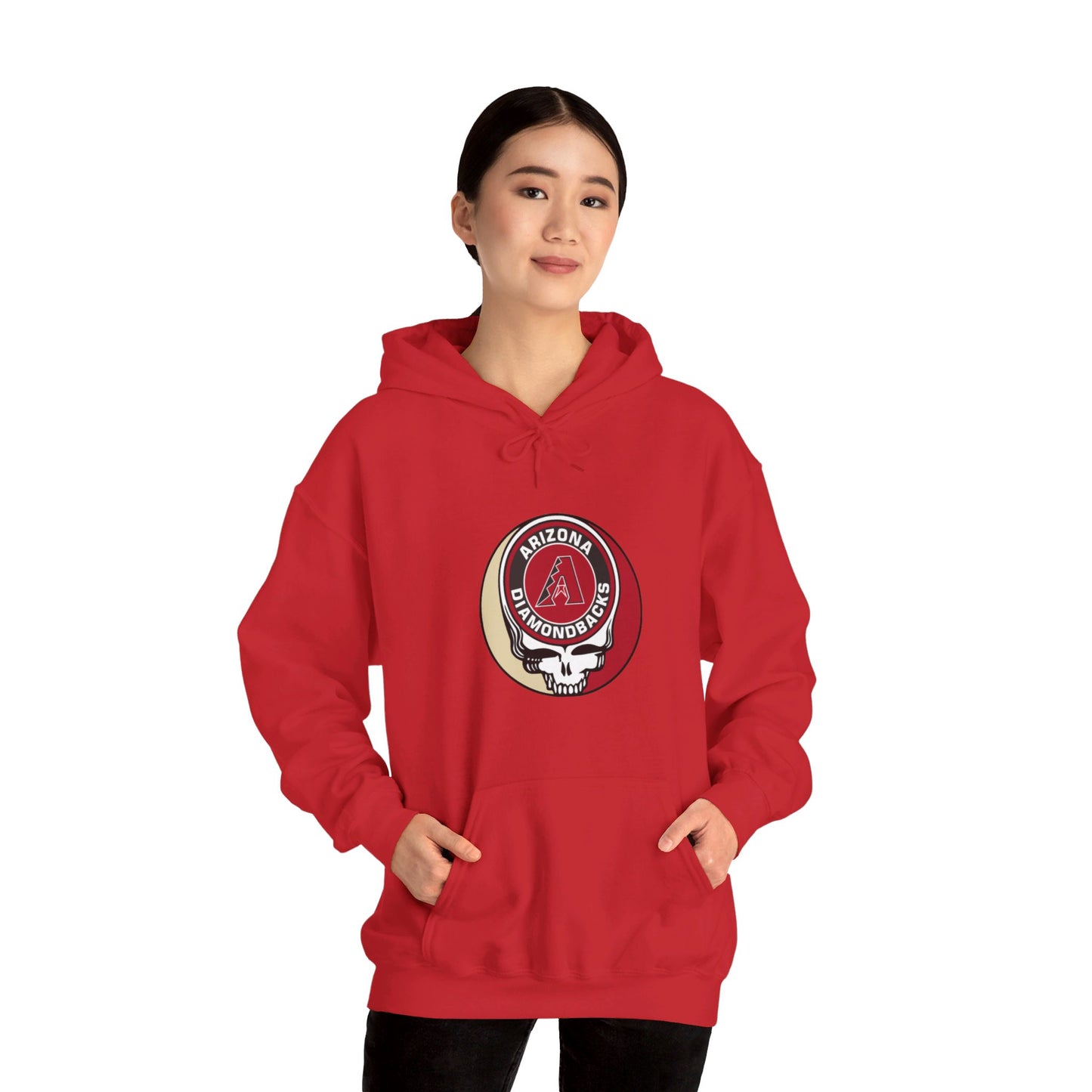 Arizona Diamondbacks Grateful Dead Unisex Heavy Blend Hoodie - Hooded Sweatshirt