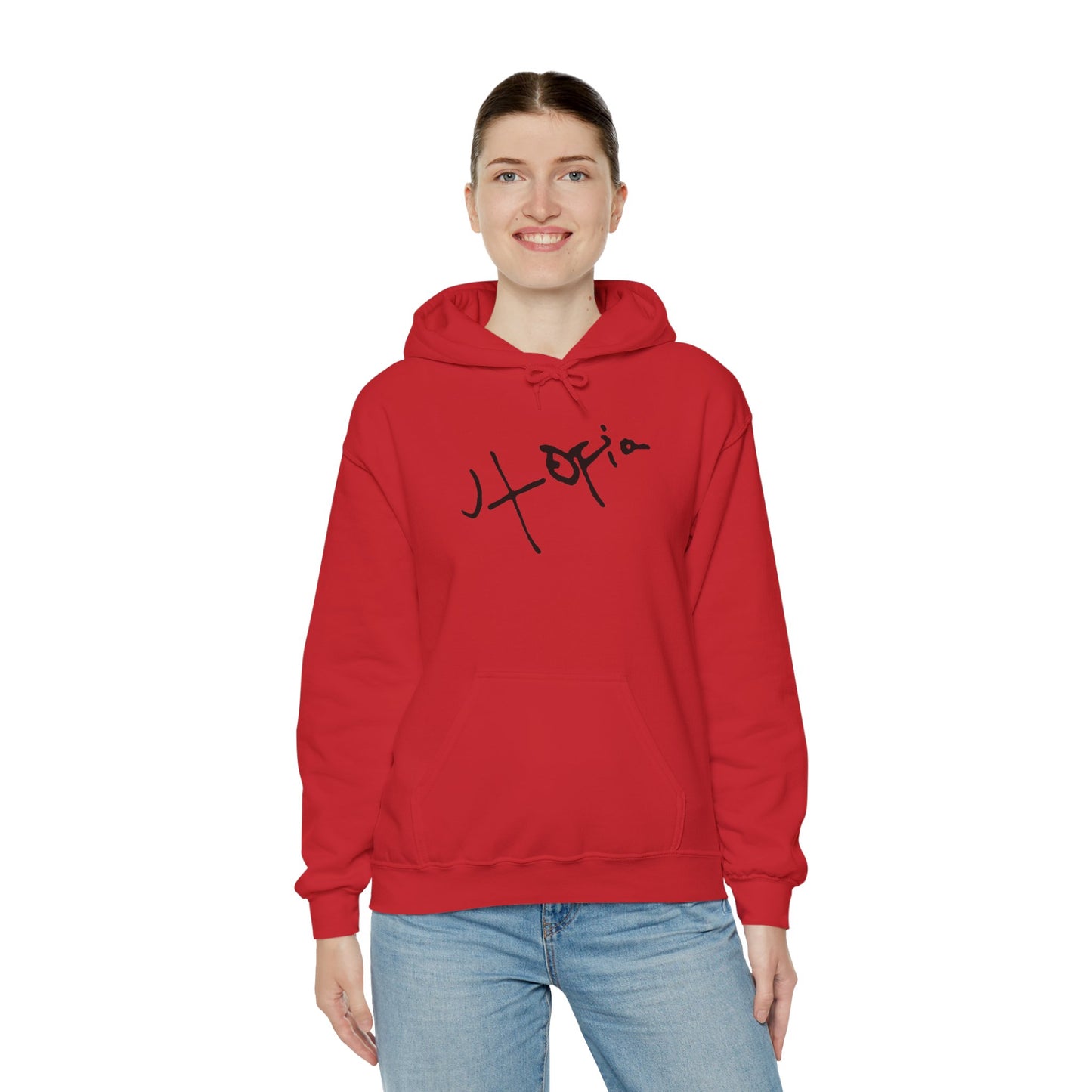Personalized Travis Scott Utopia Unisex Heavy Blend Hoodie - Hooded Sweatshirt - Add A Name On The Back For Free!
