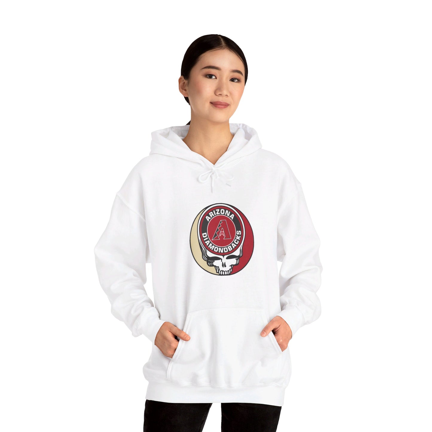 Arizona Diamondbacks Grateful Dead Unisex Heavy Blend Hoodie - Hooded Sweatshirt