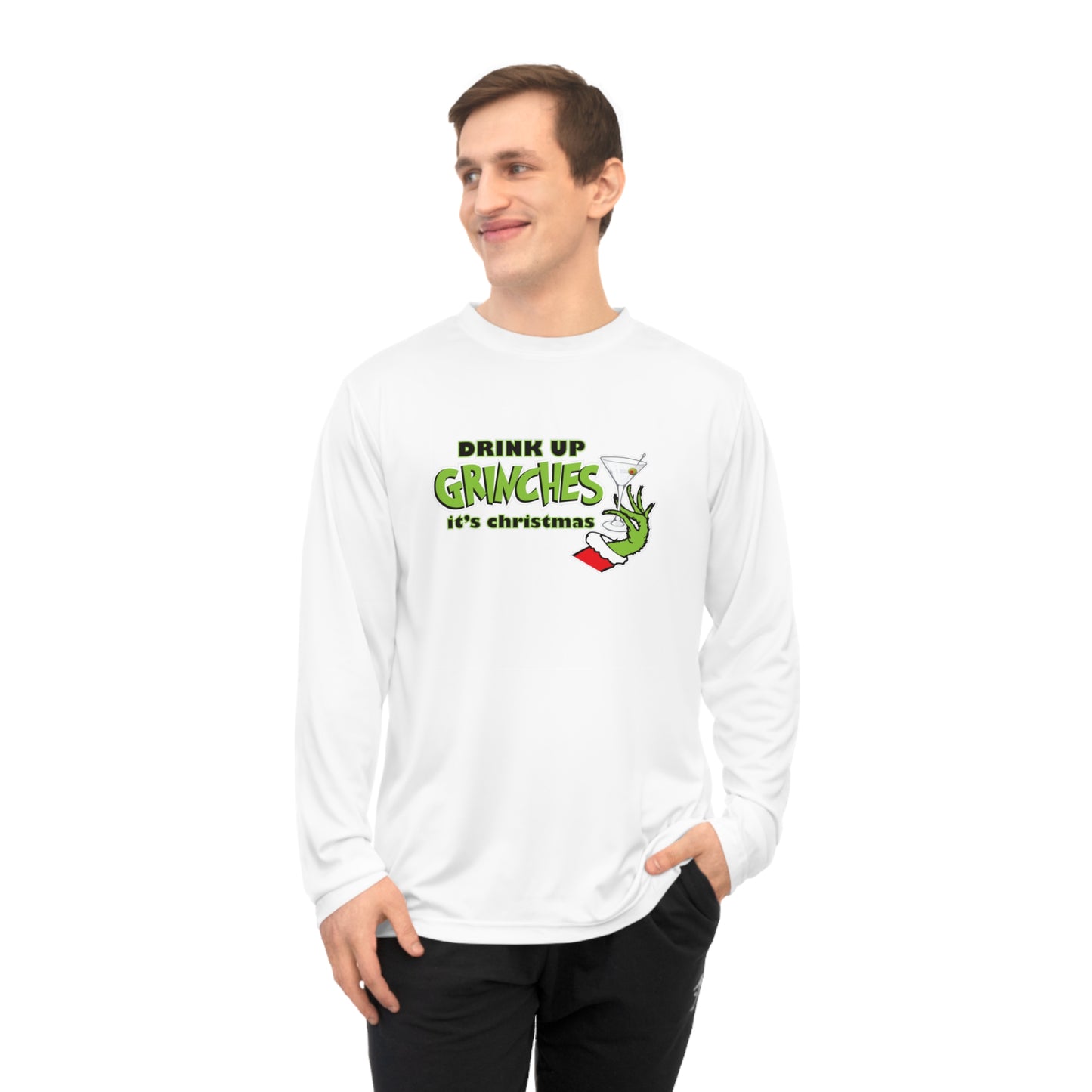 Christmas Performance Long Sleeve Shirt - Funny Christmas Shirt