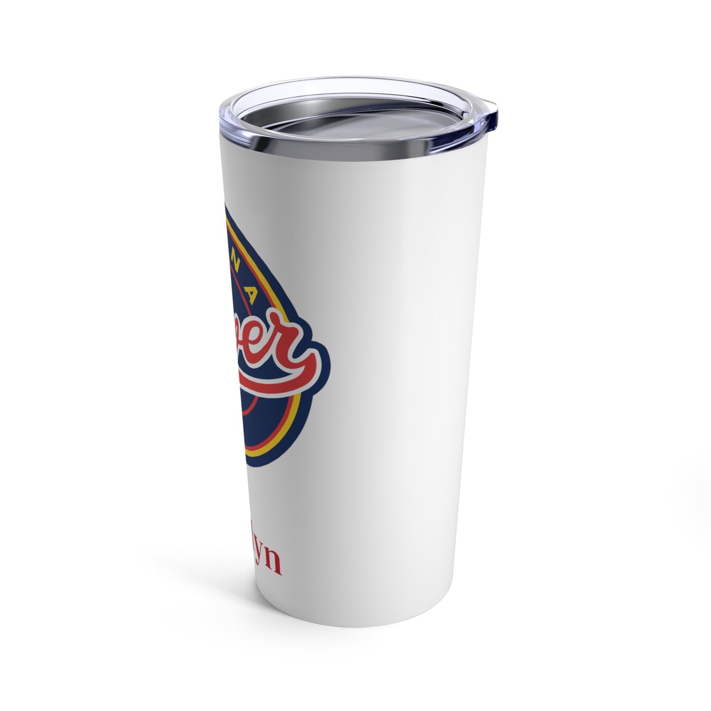 Personalized Indiana Fever 20oz Travel Mug / Tumbler - Add A Name For Free! Caitlin Clark WNBA