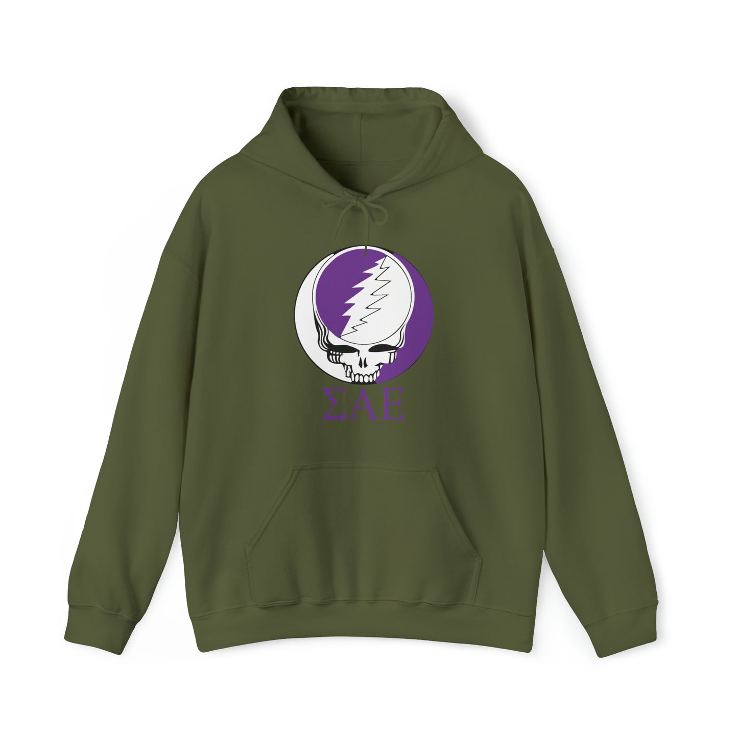 Personalized Sigma Alpha Epsilon Grateful Dead Unisex Heavy Blend Hoodie