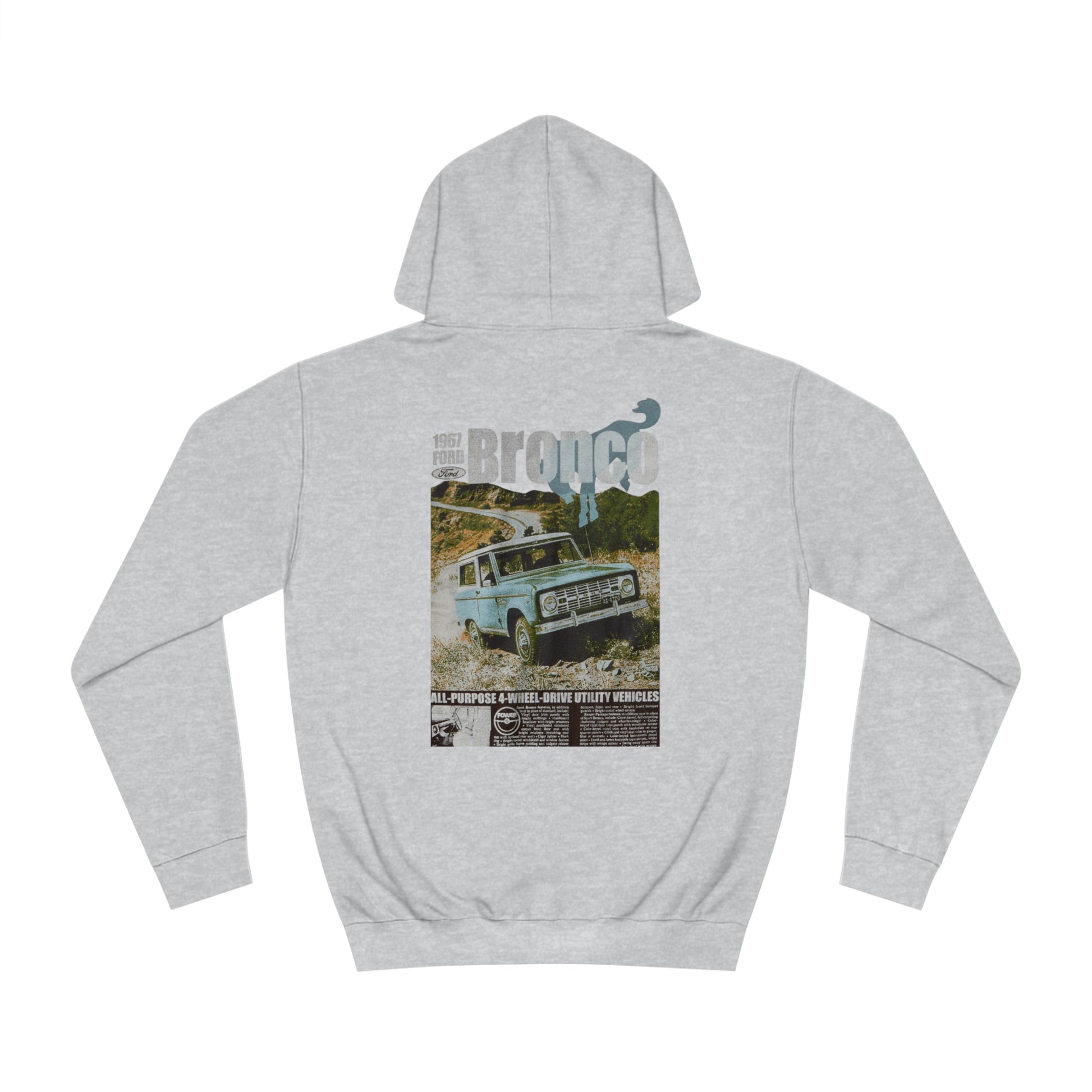 Ford Bronco Unisex College Hoodie - Classic Vintage
