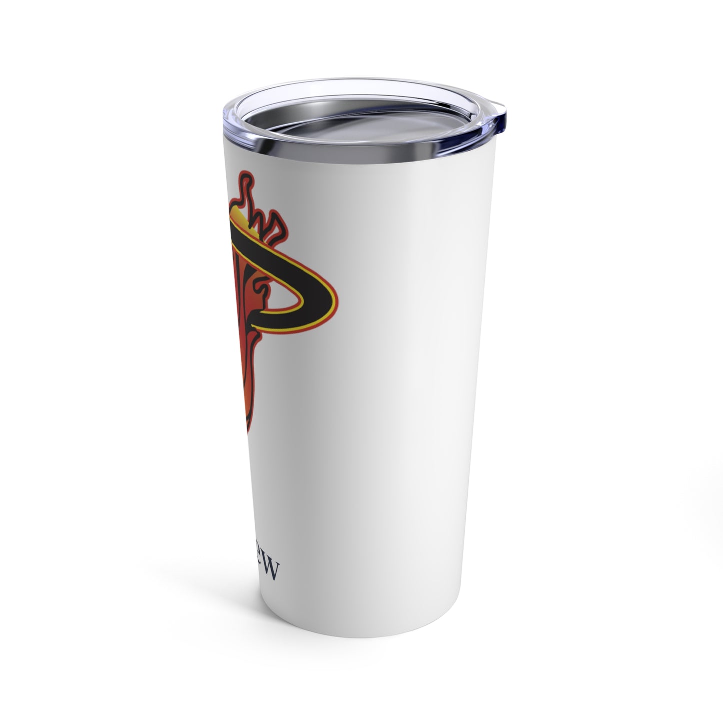Personalized Miami Heat 20oz Travel Mug / Tumbler + Vacuum-Insulated } Add