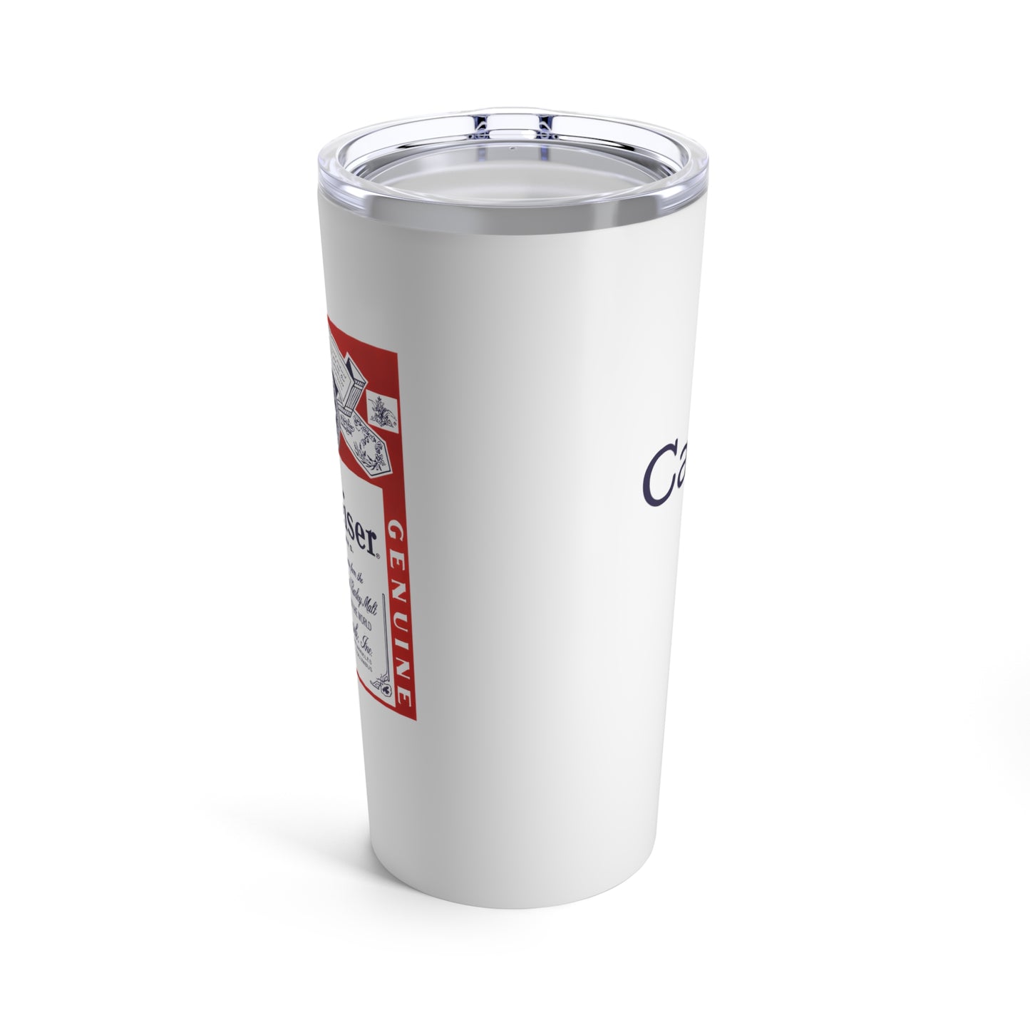 Personalized Budweiser 20oz Travel Mug Tumbler