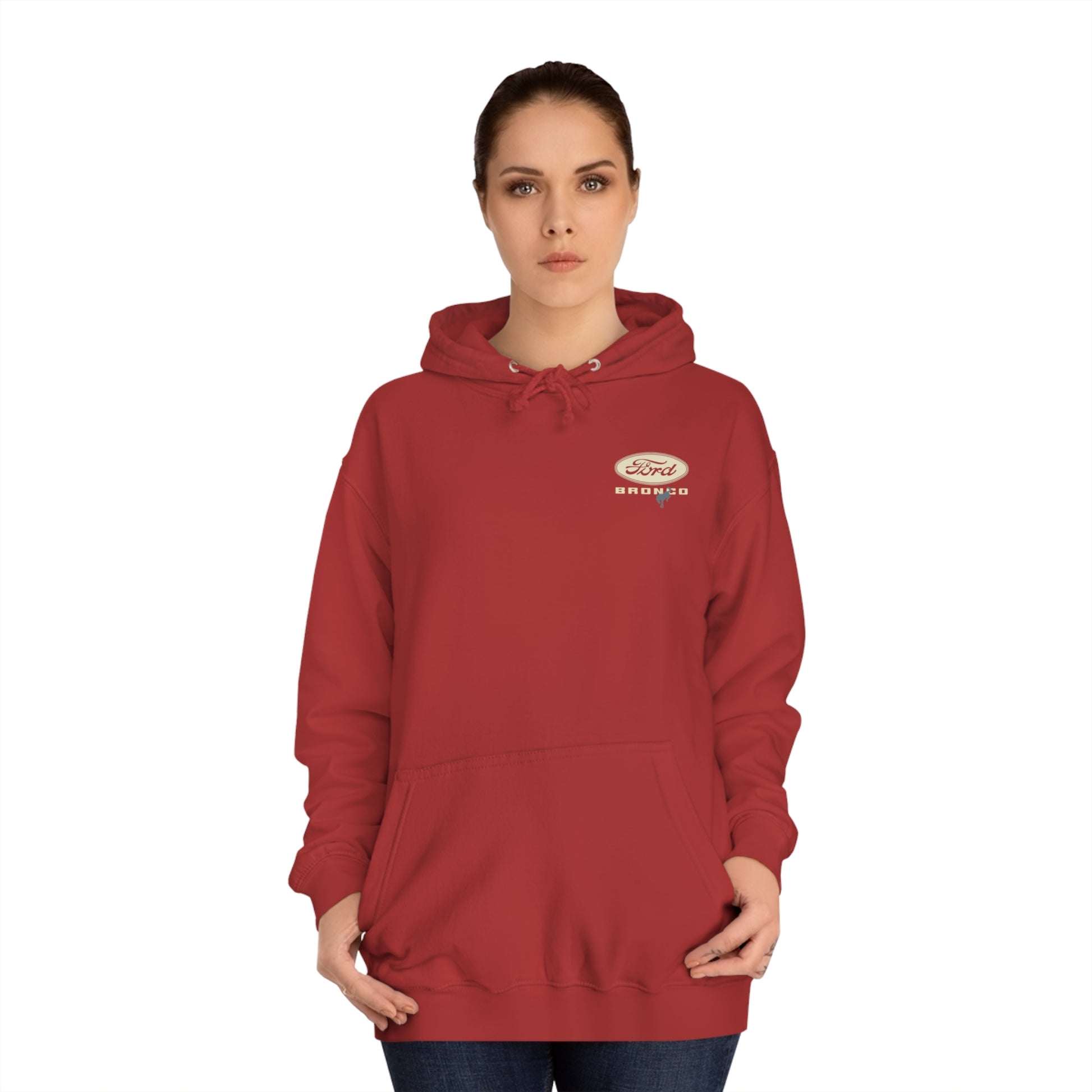 Ford Bronco Unisex College Hoodie - Classic Vintage