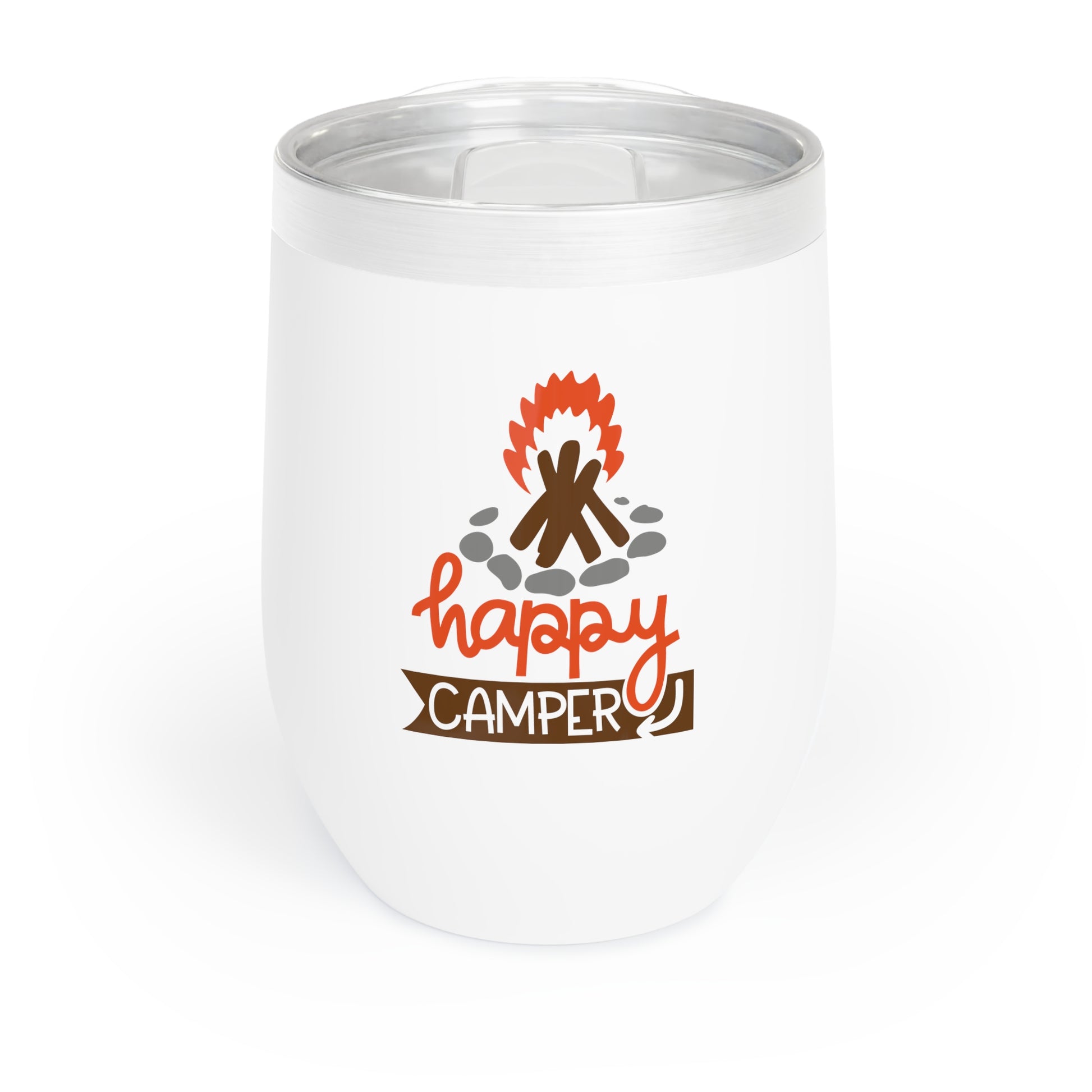 Happy Camper 12oz Wine Tumbler