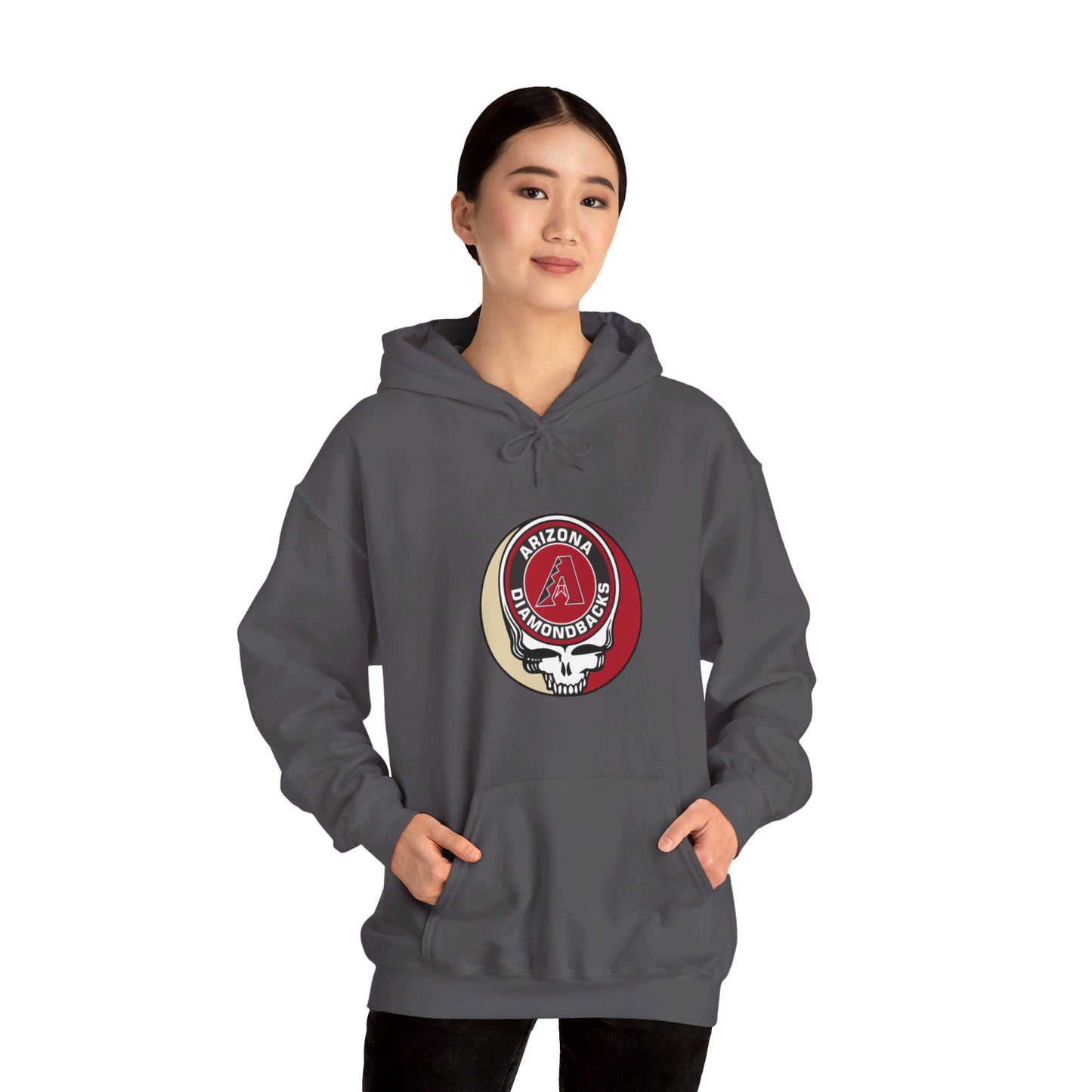 Arizona Diamondbacks Grateful Dead Unisex Heavy Blend Hoodie - Hooded Sweatshirt