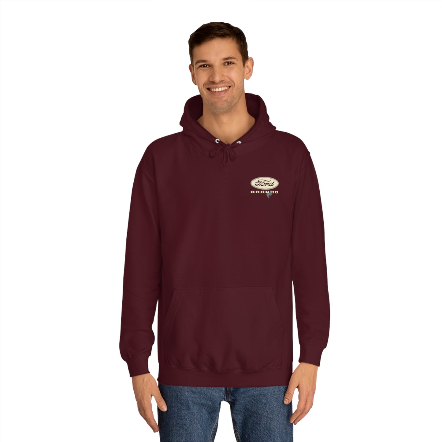 Ford Bronco Unisex College Hoodie - Classic Vintage
