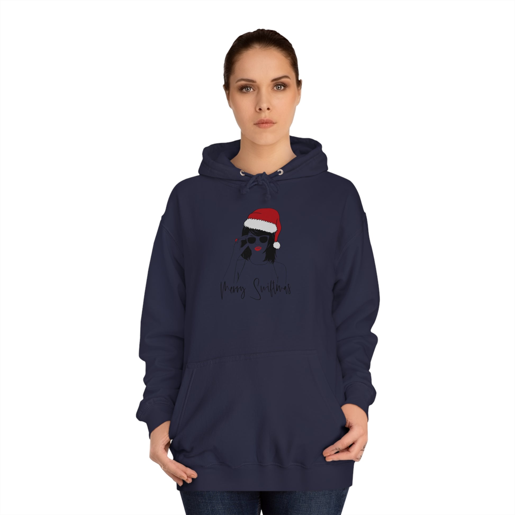 Taylor Swift Santa Merry Christmas Hoodie -