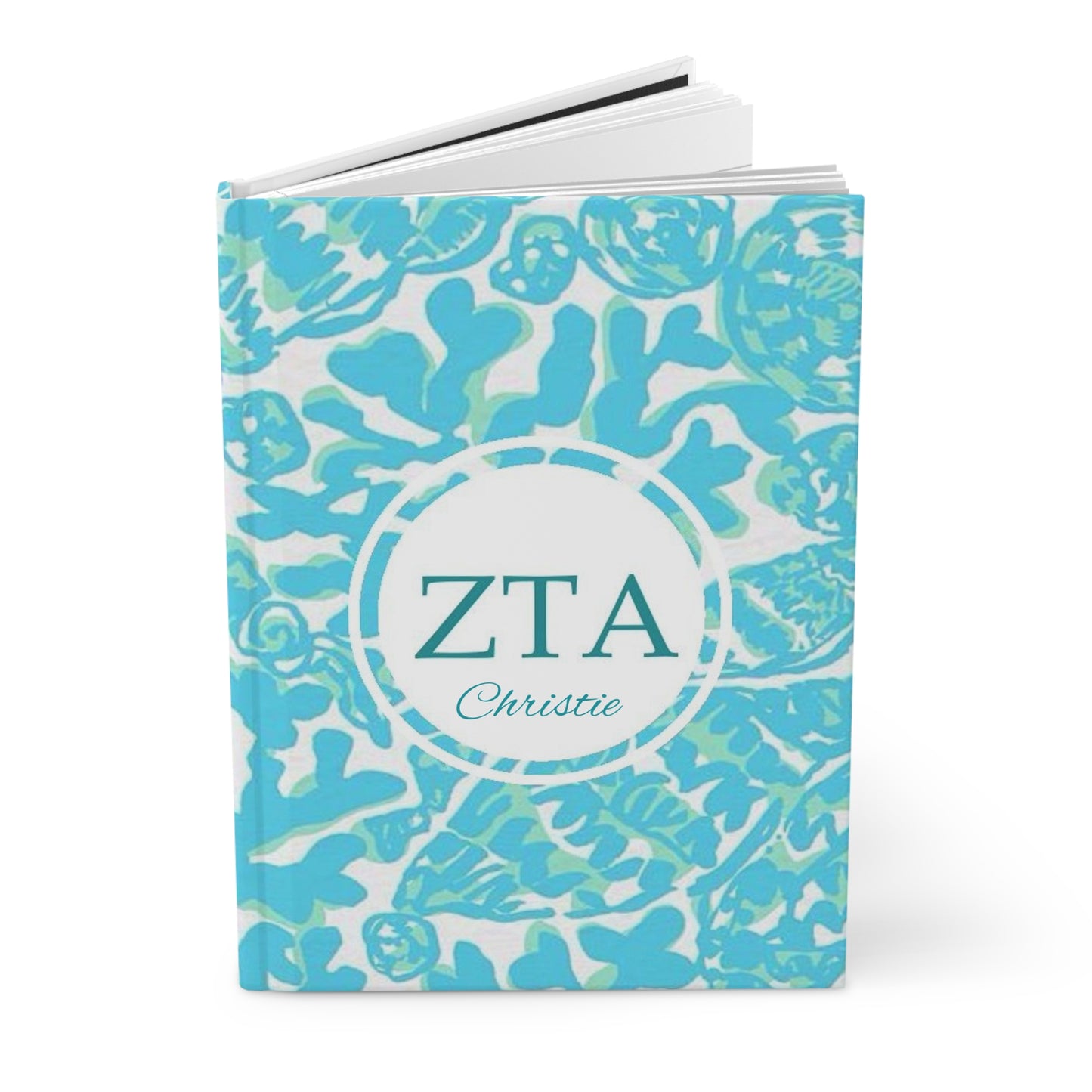 Personalized Zeta Tau Alpha Hardcover Journal Matte - ADP -