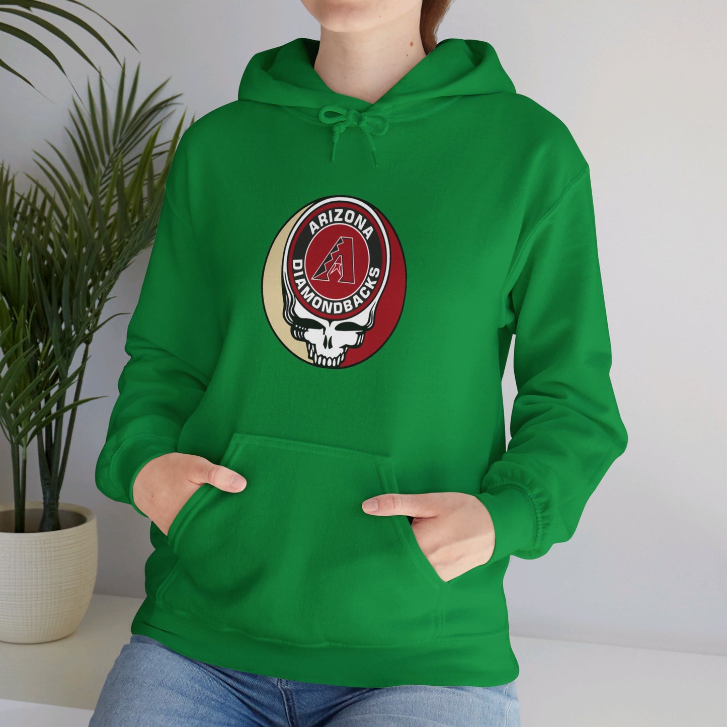 Arizona Diamondbacks Grateful Dead Unisex Heavy Blend Hoodie - Hooded Sweatshirt