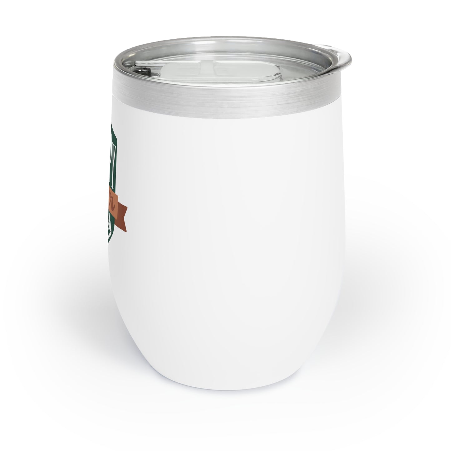 12oz Wine Tumbler - Happy Camper - Vacuum-Insulated Hot/Cold