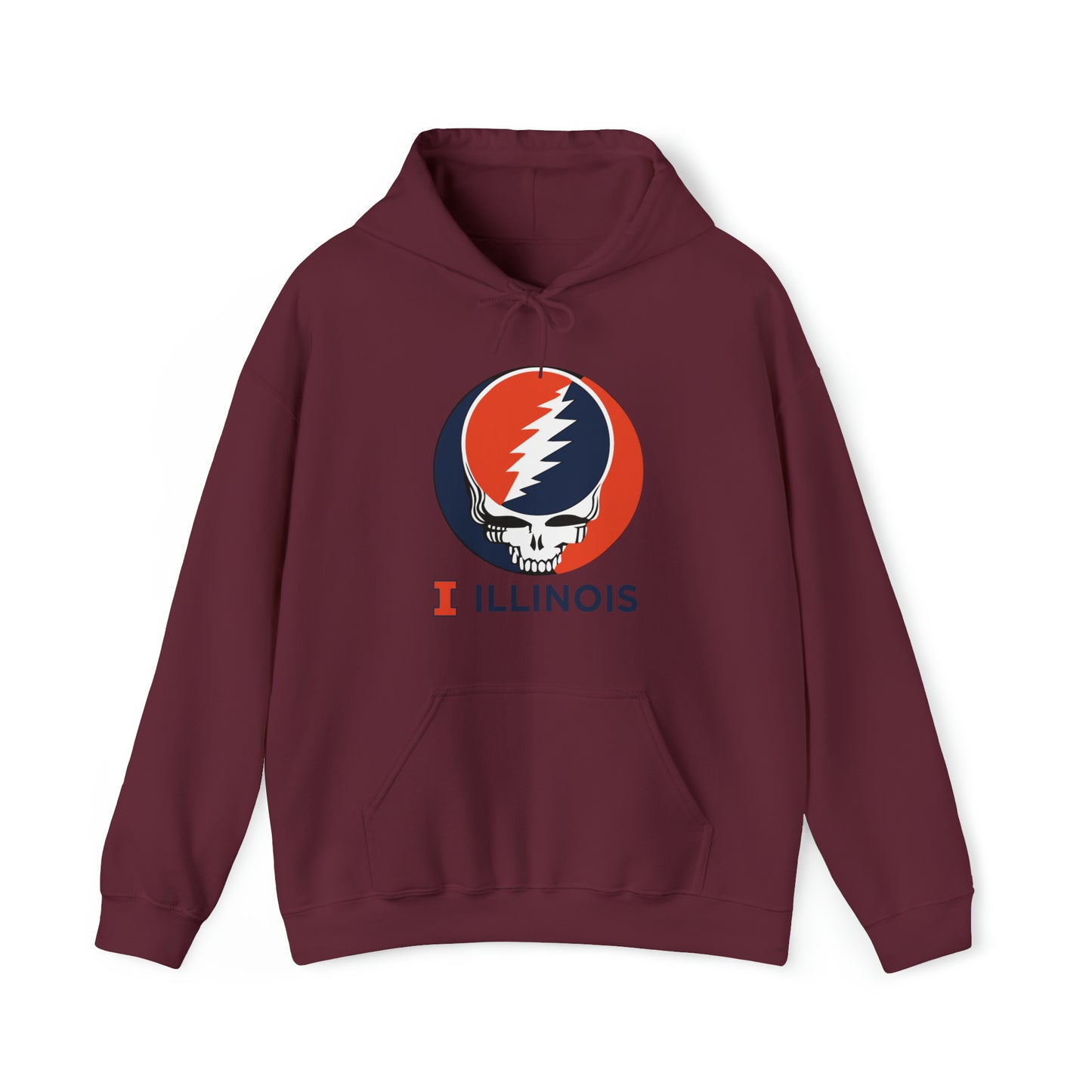 Illinois Grateful Dead Unisex Heavy Blend Hoodie