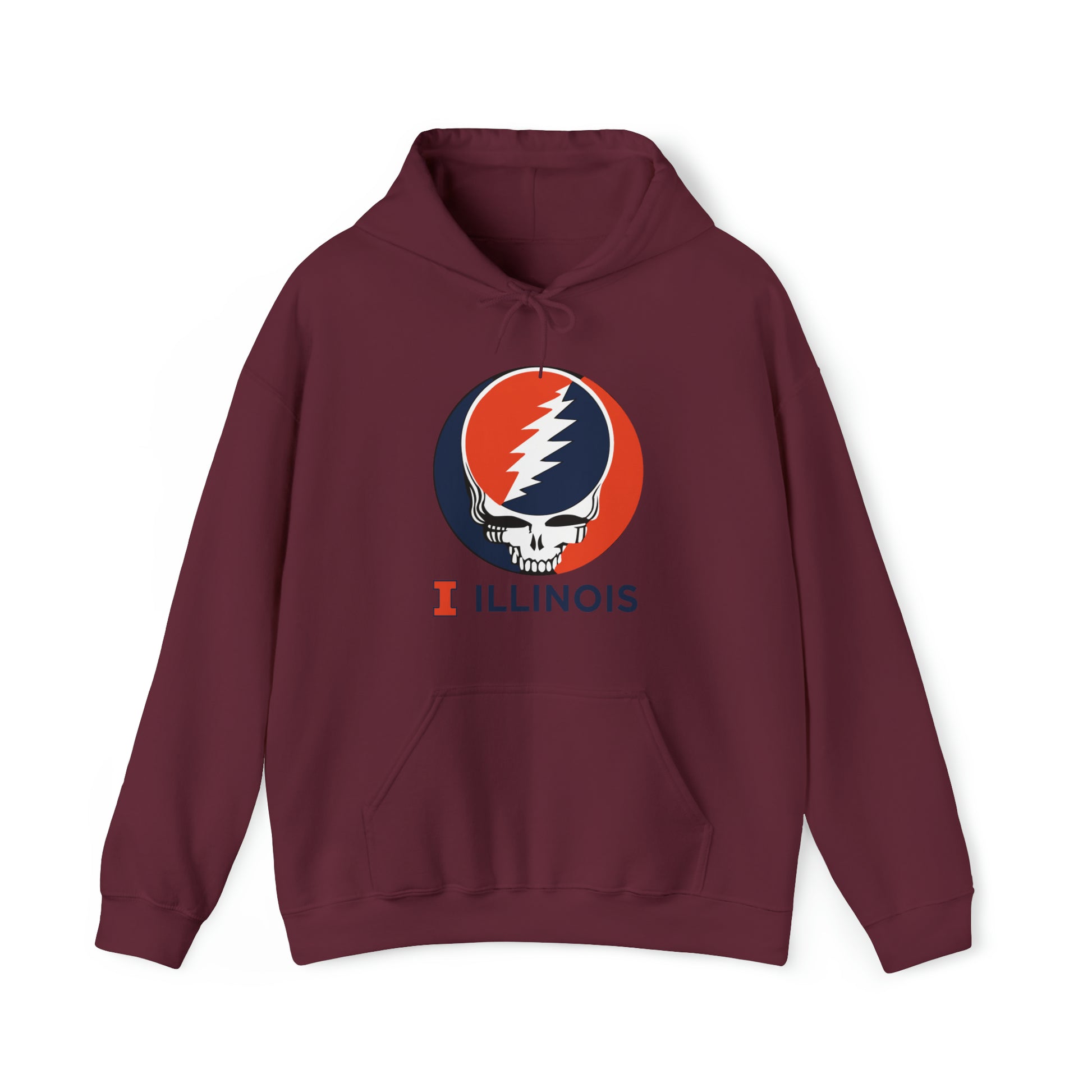 Illinois Grateful Dead Unisex Heavy Blend Hoodie