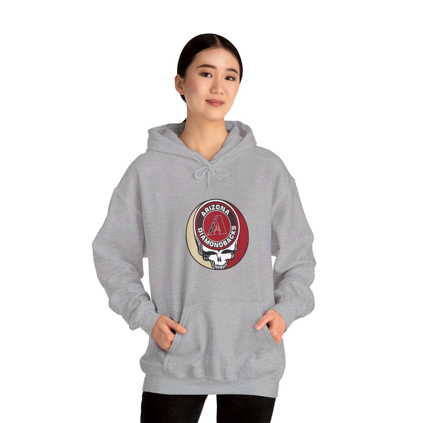 Arizona Diamondbacks Grateful Dead Unisex Heavy Blend Hoodie - Hooded Sweatshirt