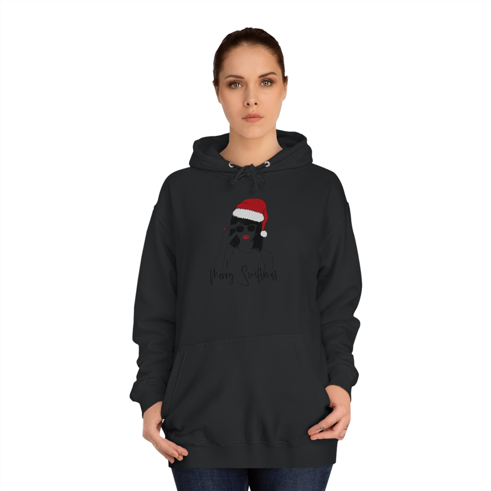 Taylor Swift Santa Merry Christmas Hoodie -