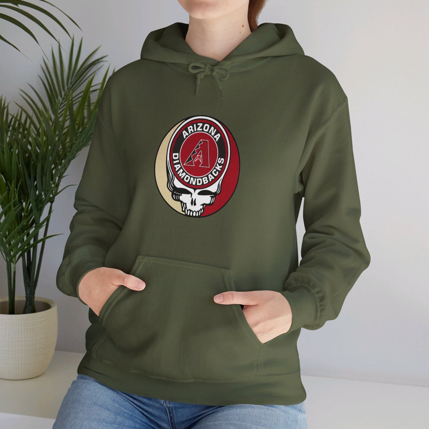 Arizona Diamondbacks Grateful Dead Unisex Heavy Blend Hoodie - Hooded Sweatshirt