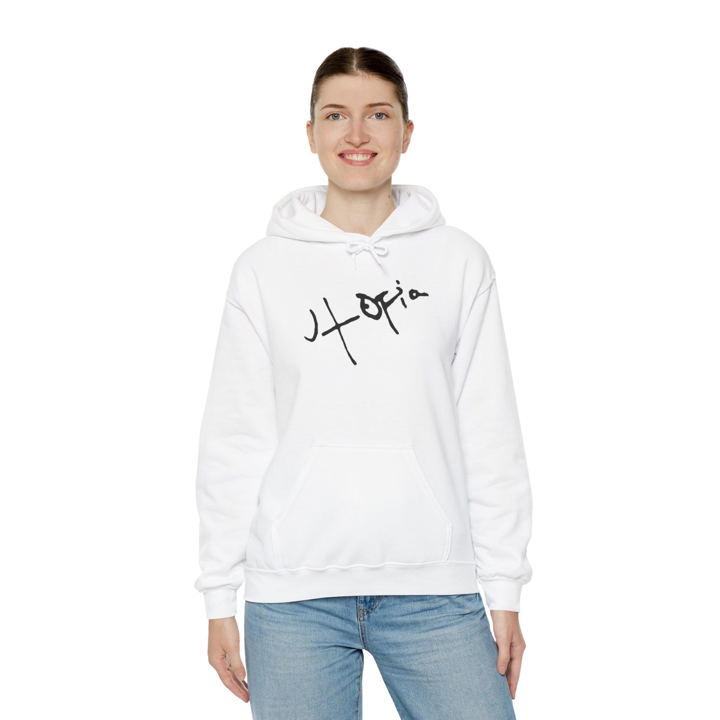 Personalized Travis Scott Utopia Unisex Heavy Blend Hoodie - Hooded Sweatshirt - Add A Name On The Back For Free!