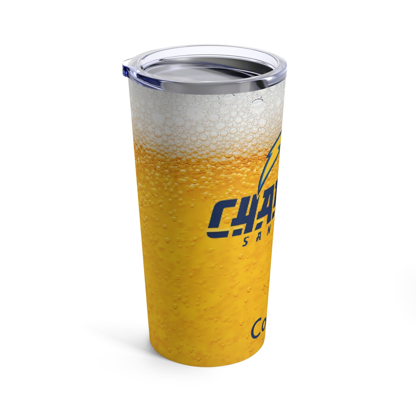 Personalized Los Angeles Chargers 20oz Travel Mug / Tumbler + Vacuum-Insulated } Add
