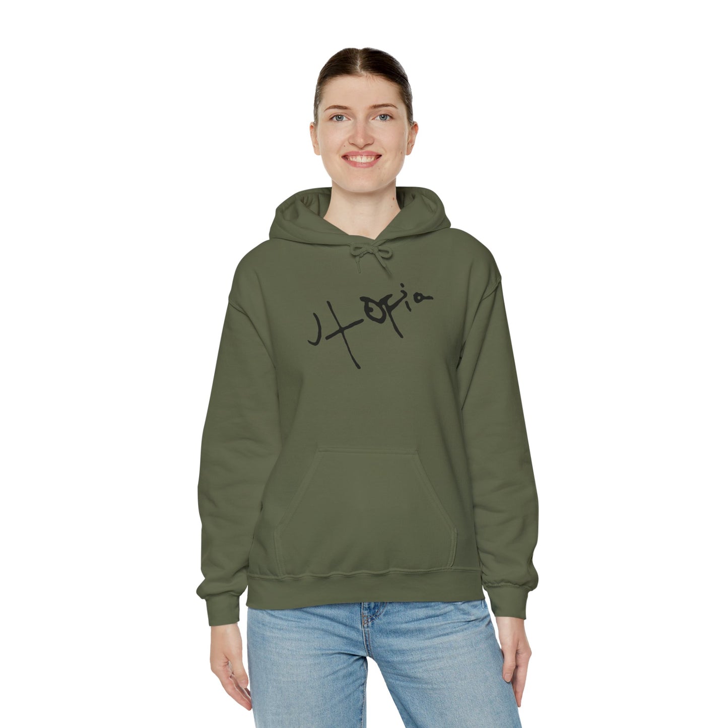 Personalized Travis Scott Utopia Unisex Heavy Blend Hoodie - Hooded Sweatshirt - Add A Name On The Back For Free!
