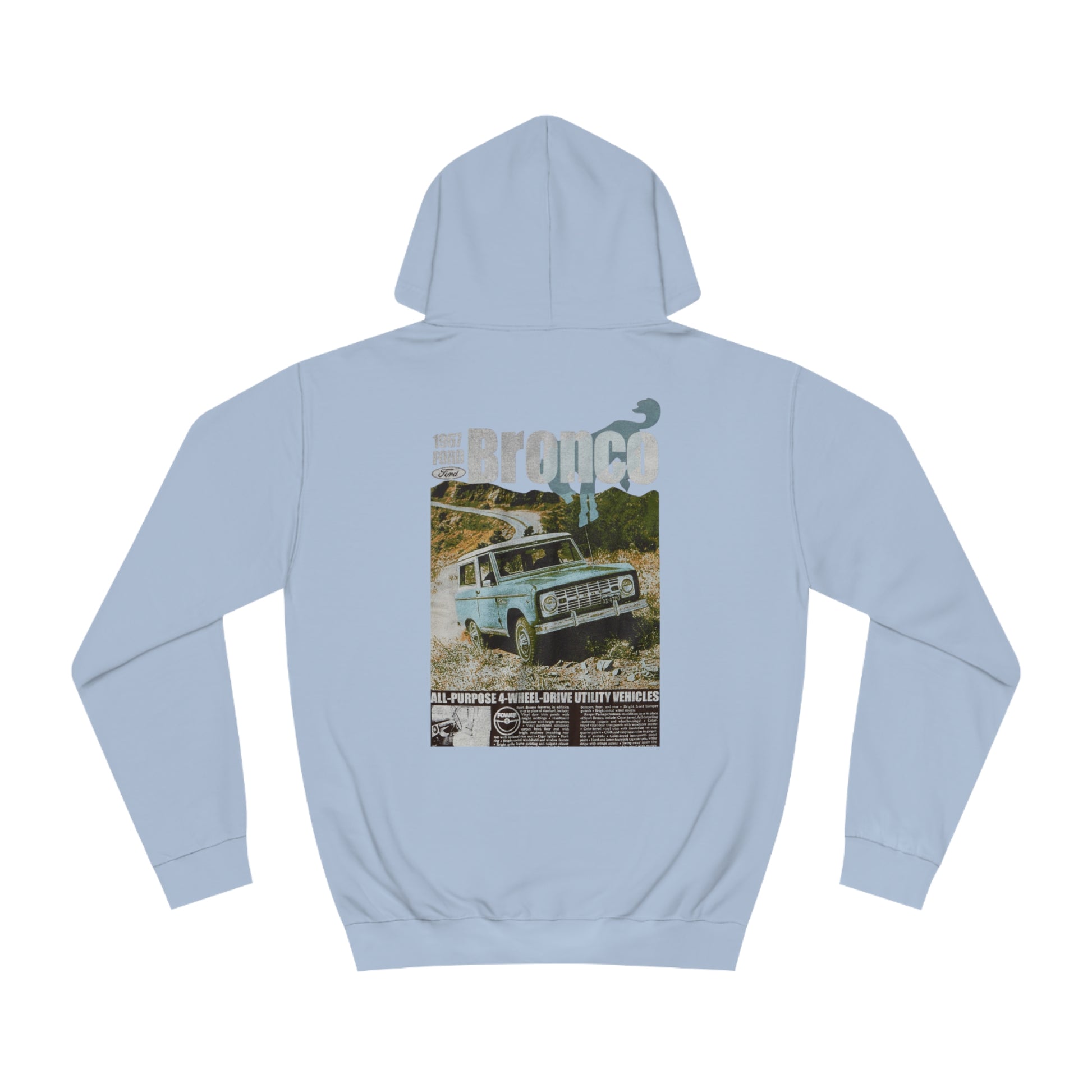 Ford Bronco Unisex College Hoodie - Classic Vintage
