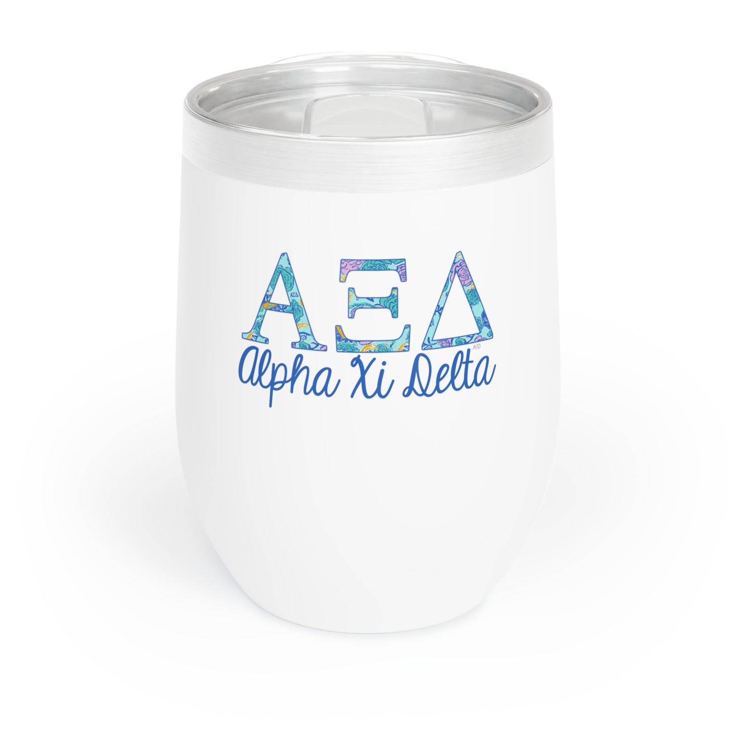 Alpha Xi Delta Sorority Wine Tumbler - 12oz