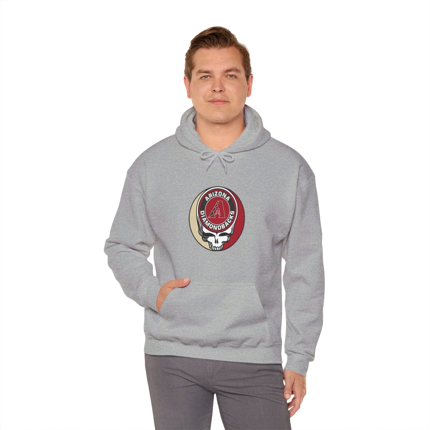 Arizona Diamondbacks Grateful Dead Unisex Heavy Blend Hoodie - Hooded Sweatshirt