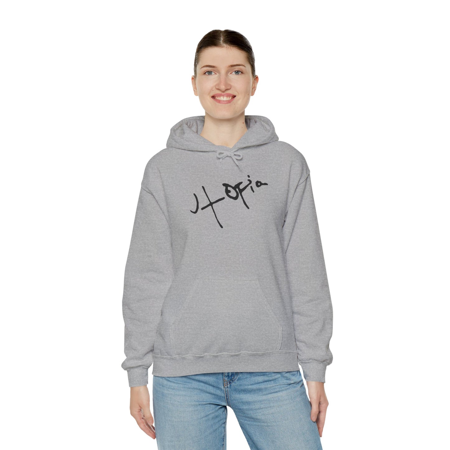 Personalized Travis Scott Utopia Unisex Heavy Blend Hoodie - Hooded Sweatshirt - Add A Name On The Back For Free!