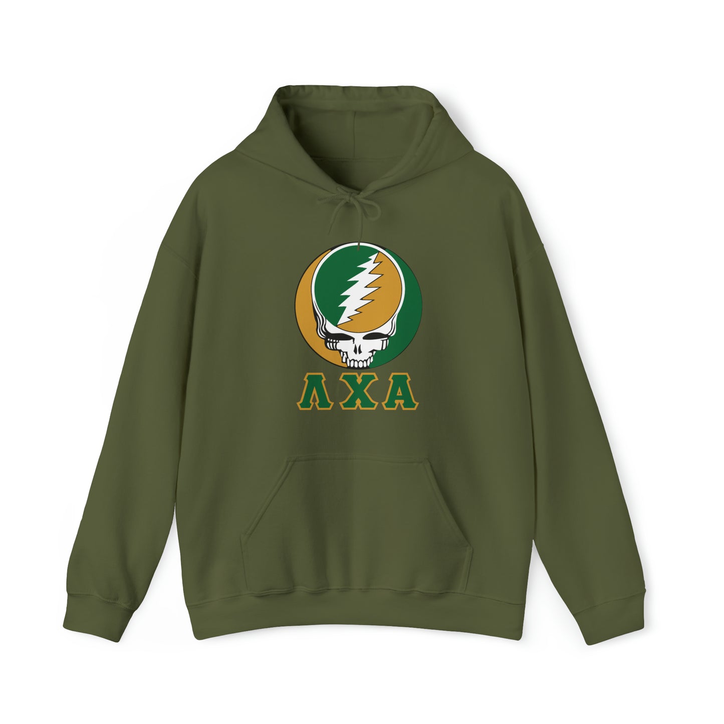 Lambda Chi Alpha Grateful Dead Unisex Heavy Blend Hoodie - Hooded Sweatshirt