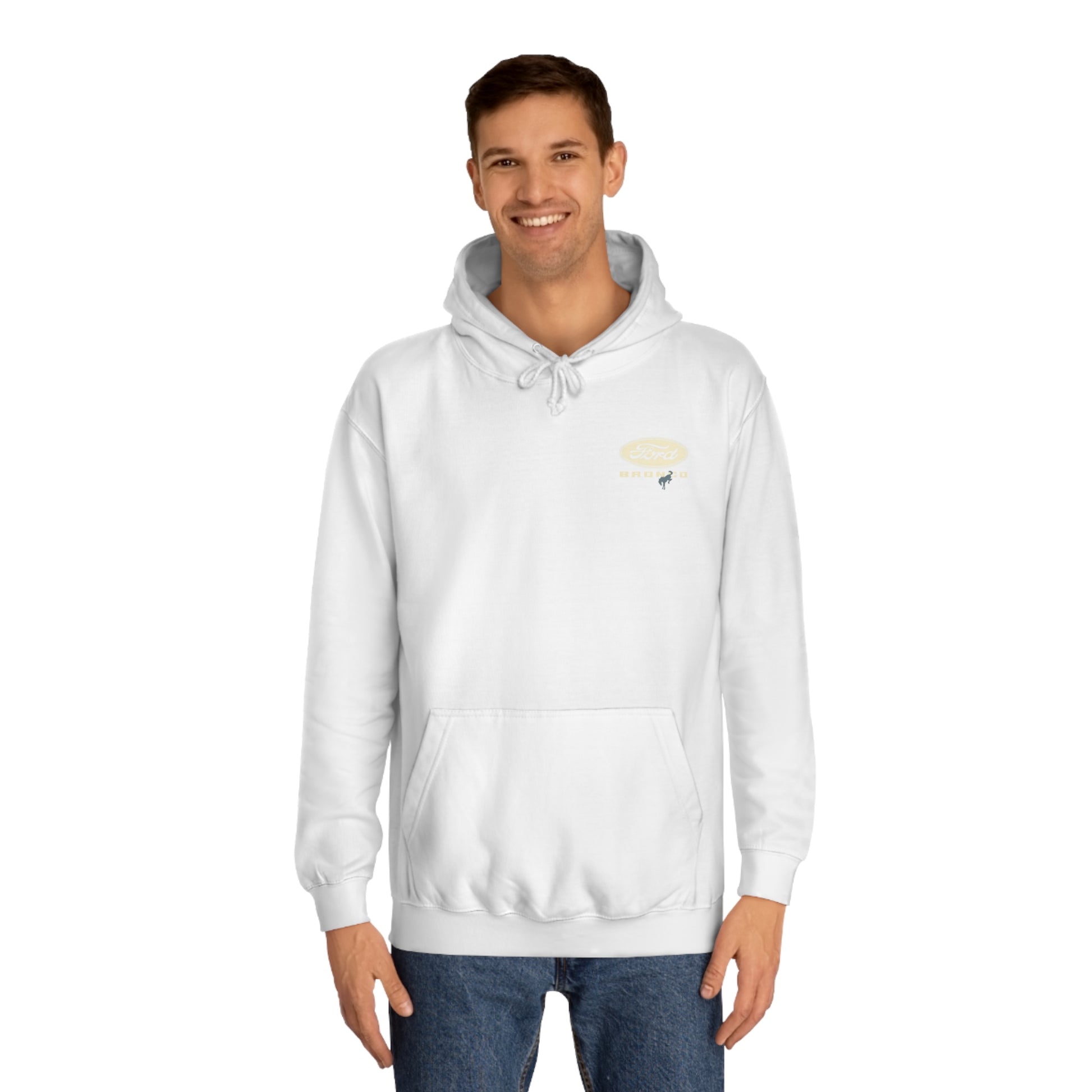 Ford Bronco Unisex College Hoodie - Classic Vintage