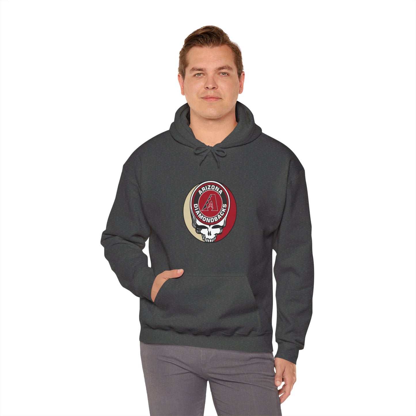 Arizona Diamondbacks Grateful Dead Unisex Heavy Blend Hoodie - Hooded Sweatshirt