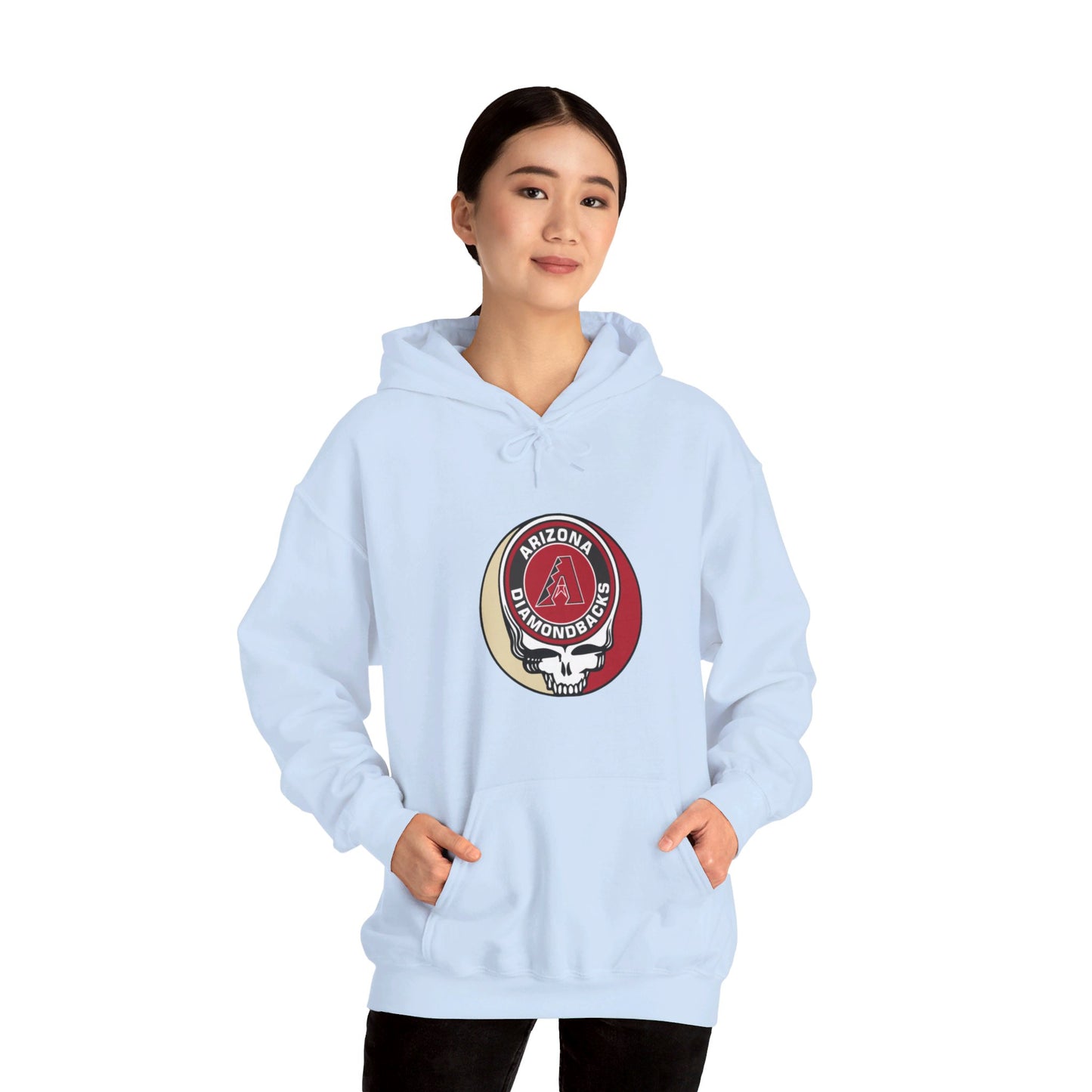 Arizona Diamondbacks Grateful Dead Unisex Heavy Blend Hoodie - Hooded Sweatshirt