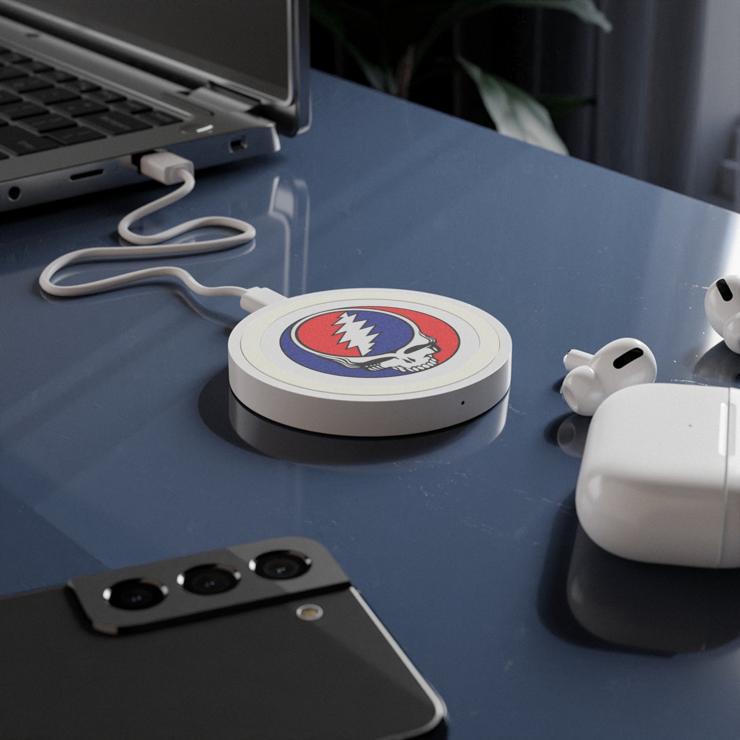 Grateful Dead Steal Your Face Wireless Phone Charging Pad