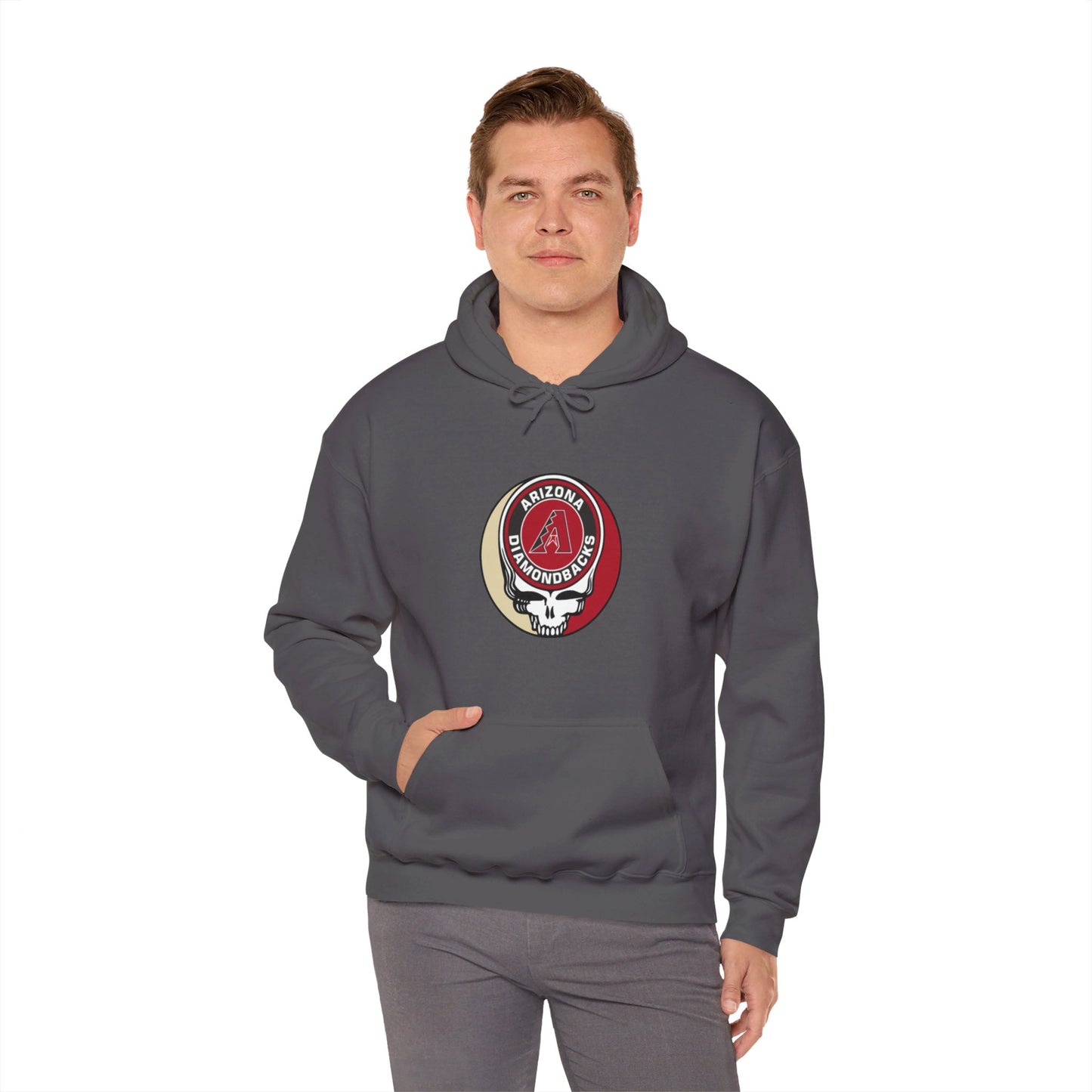 Arizona Diamondbacks Grateful Dead Unisex Heavy Blend Hoodie - Hooded Sweatshirt