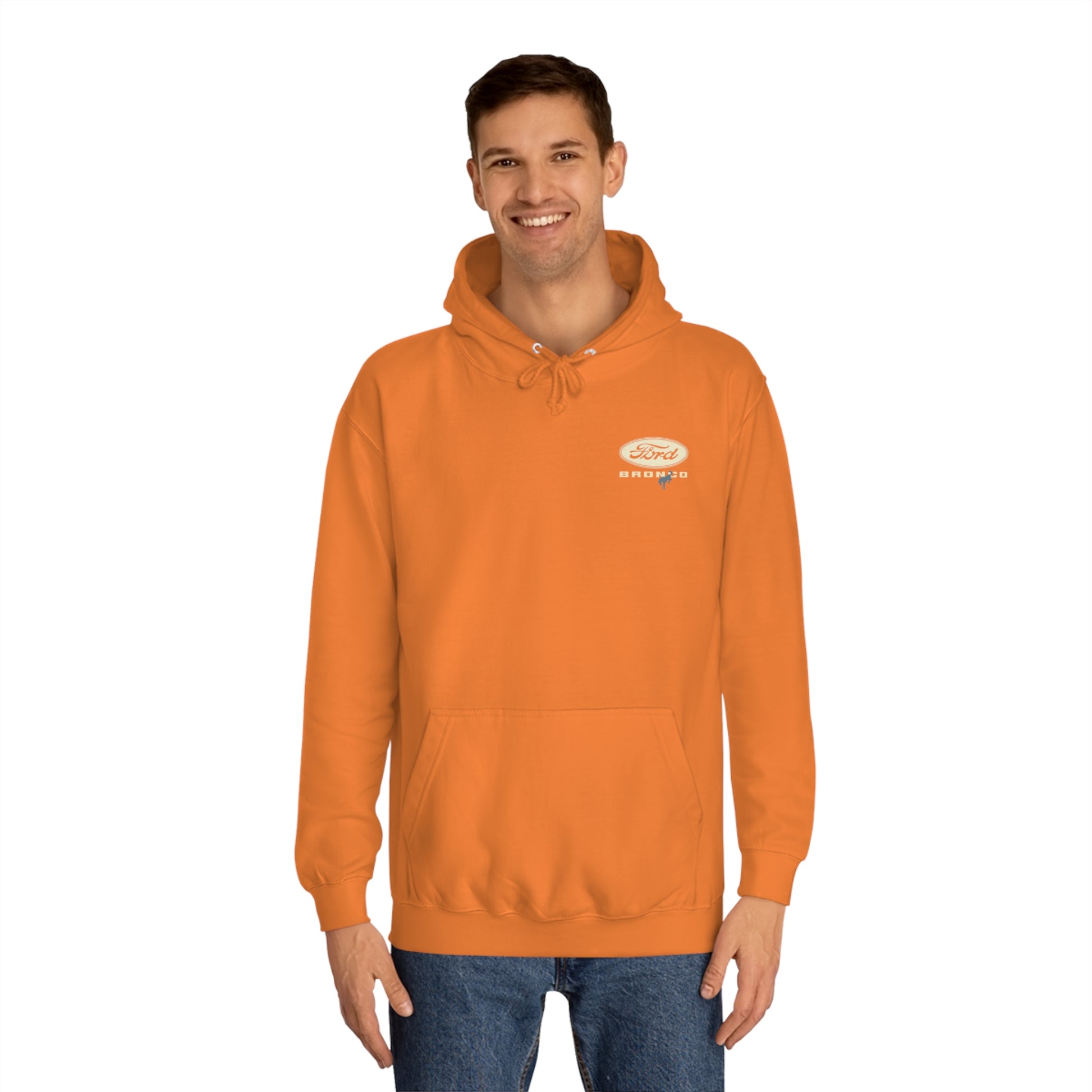 Ford Bronco Unisex College Hoodie - Classic Vintage