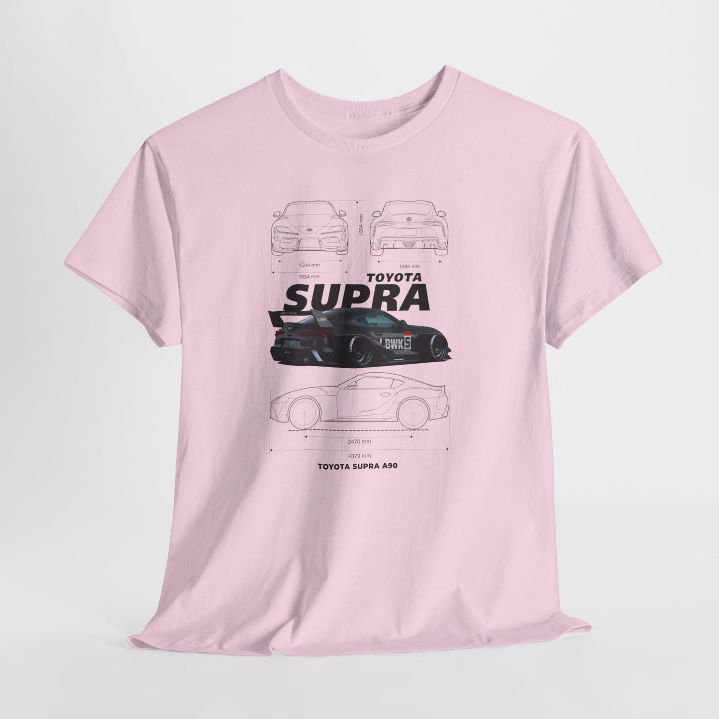 Toyota Supra A90 Blueprint Collection Unisex Cotton Tee